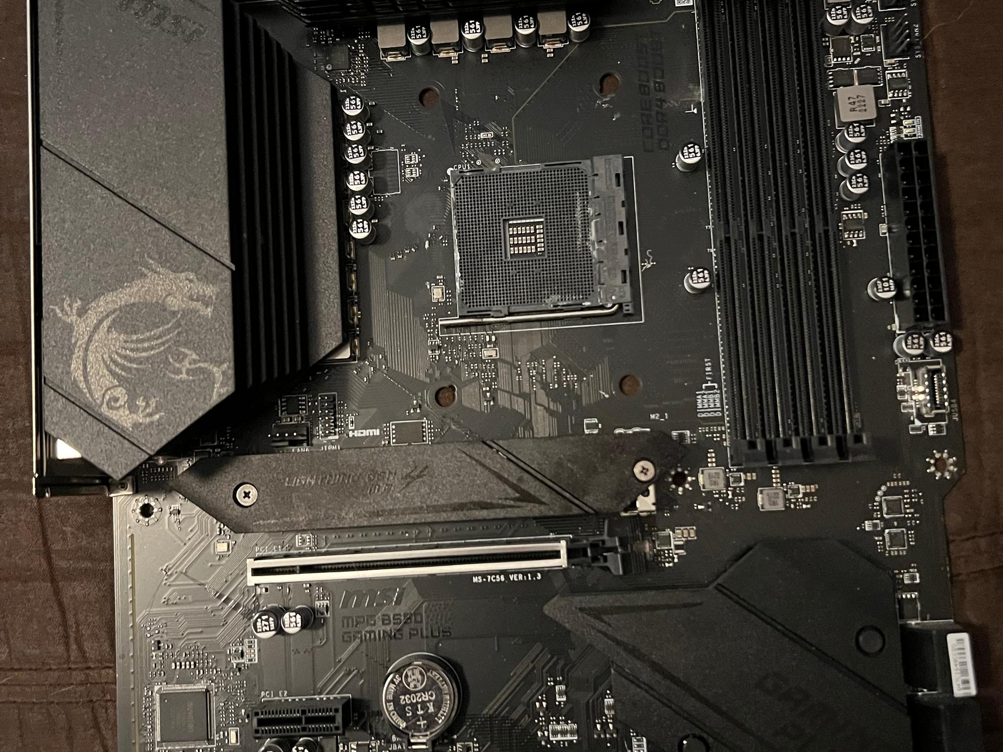 Perfect condition MSI B550 Gaming Plus motherboard