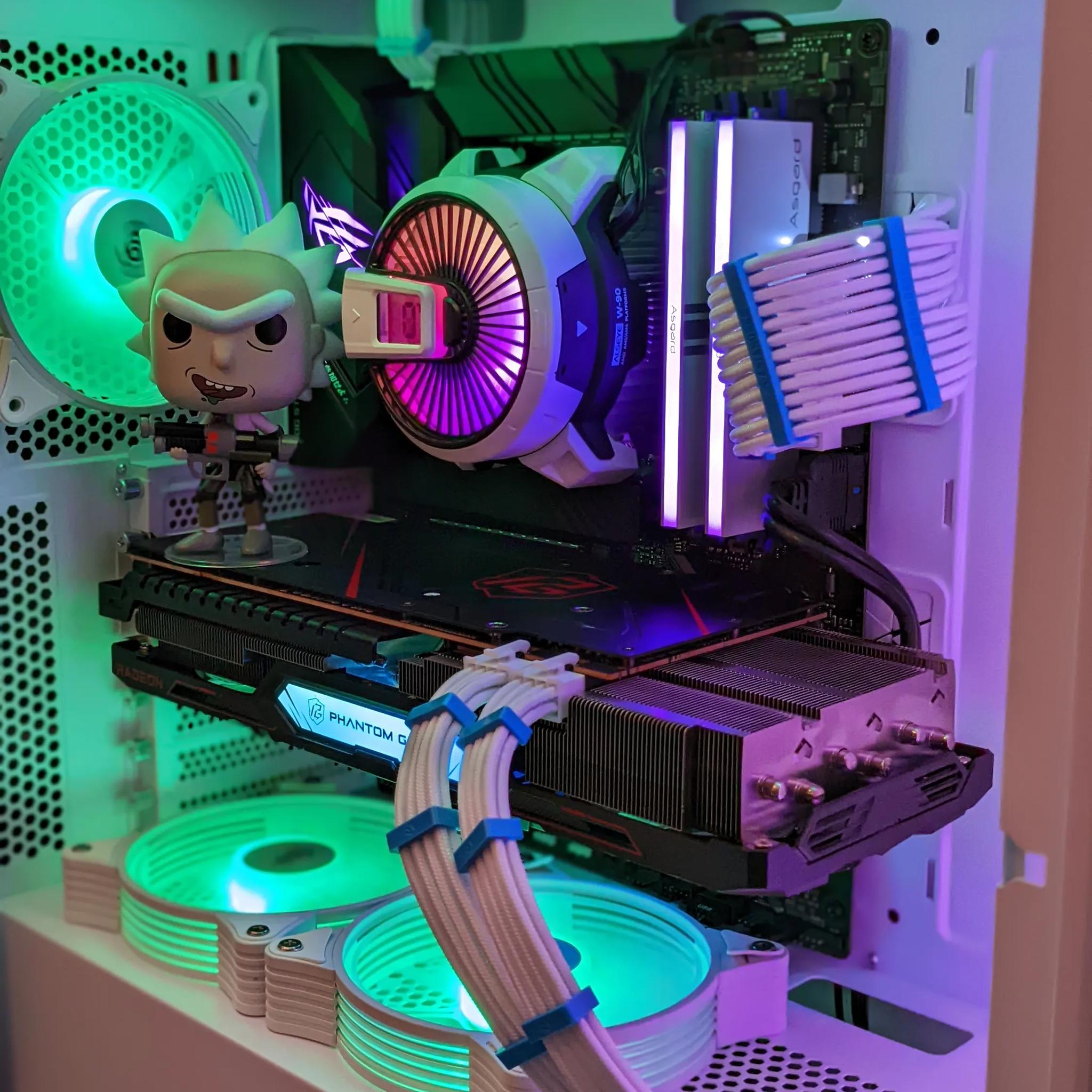 PRO Gaming PC | Weaponized Rick🧪| Ryzen 7 5700| RX 6800 16GB| 32GB DDR4| 2TB NVMe/SSD| Windows 11