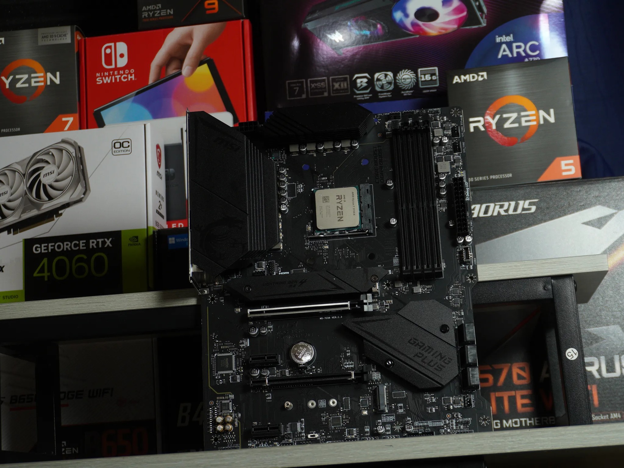 r7 5700x + MSI B550 Motherboard
