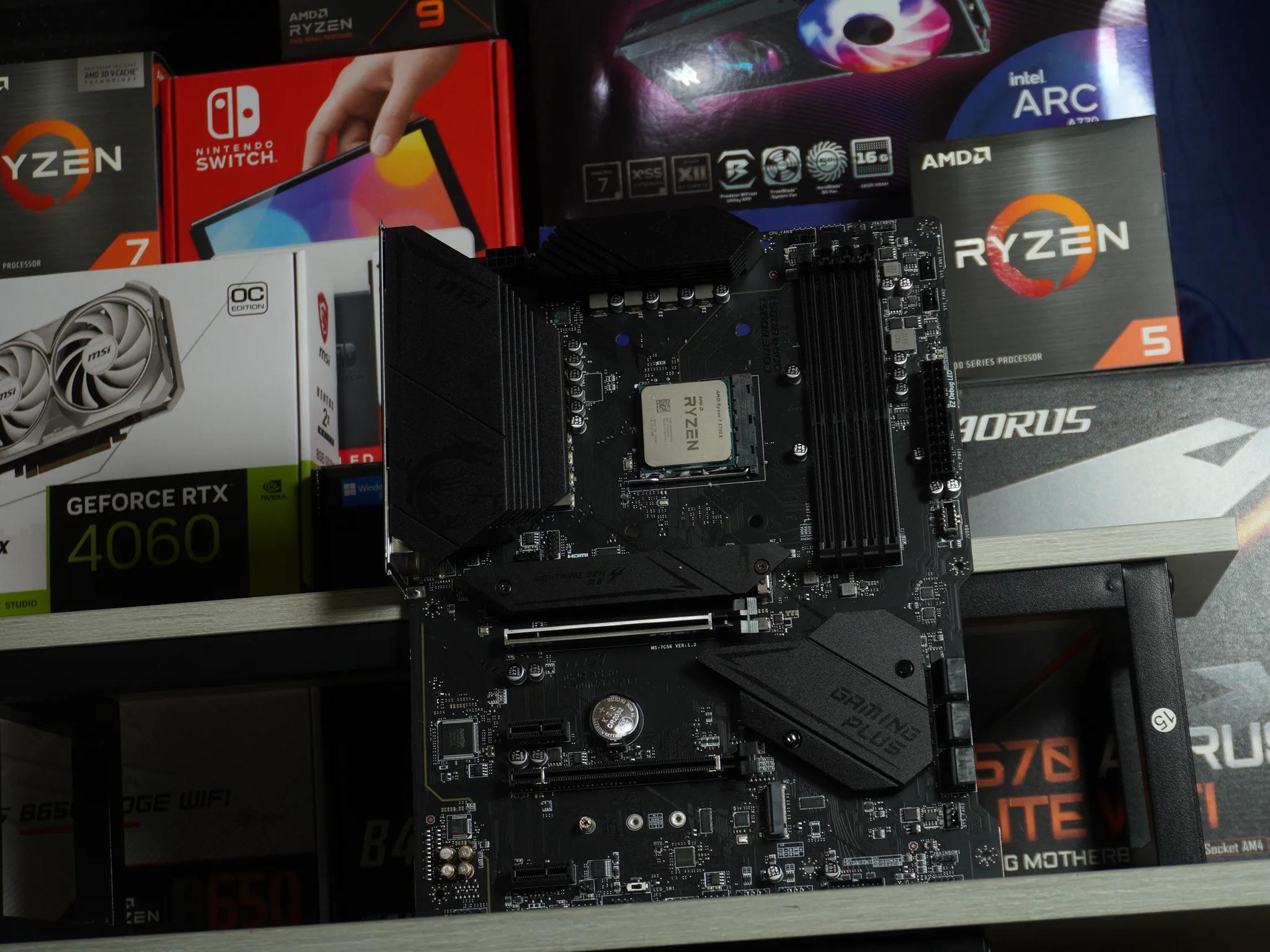 r7 5700x + MSI B550 Motherboard