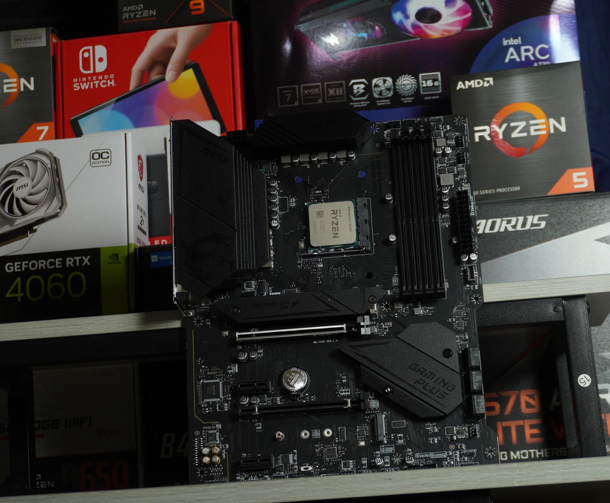 r7 5700x + MSI B550 Motherboard