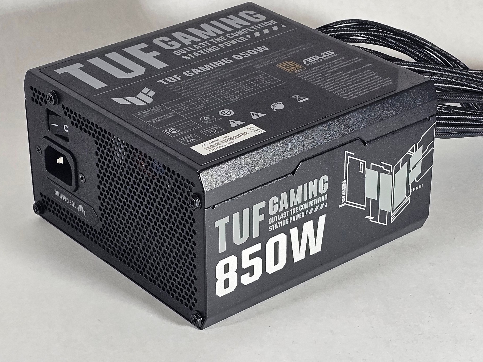 850 Watt PSU TUF Gaming 850W 80+ GOLD ATX Power Supply