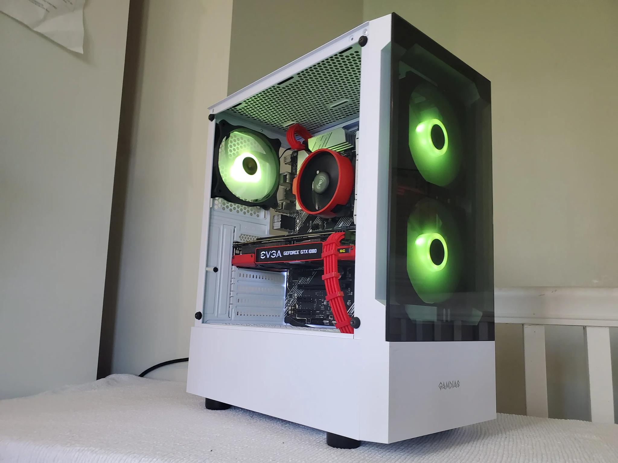 Red Ryzen 5 / GTX 1080 build