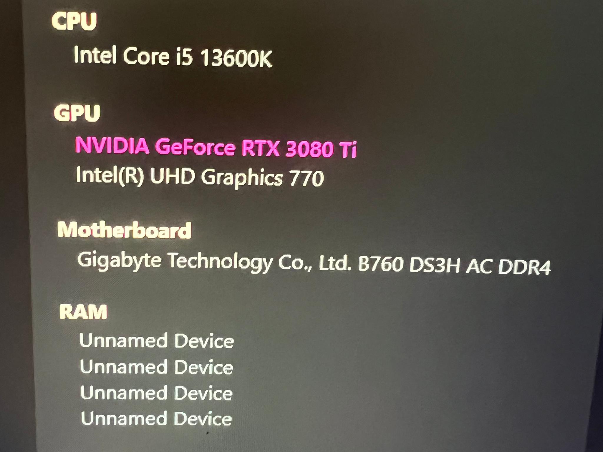 Gigabyte Gaming OC RTX 3080Ti 12GB