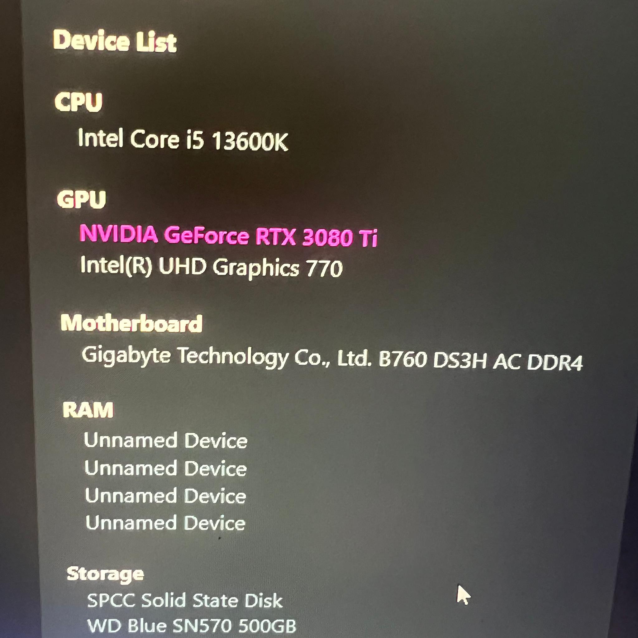 Gigabyte Gaming OC RTX 3080Ti 12GB