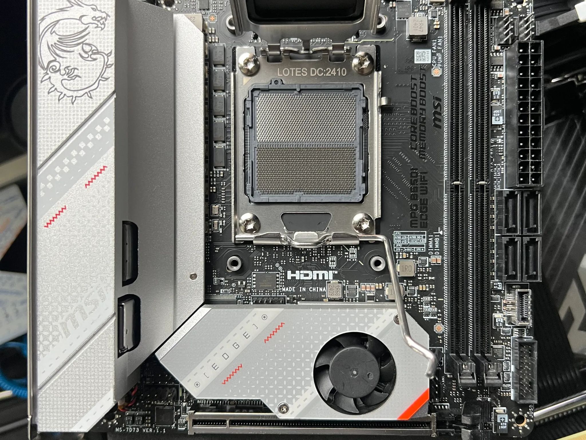 USED! MSI MPG Edge Wifi B650i Motherboard