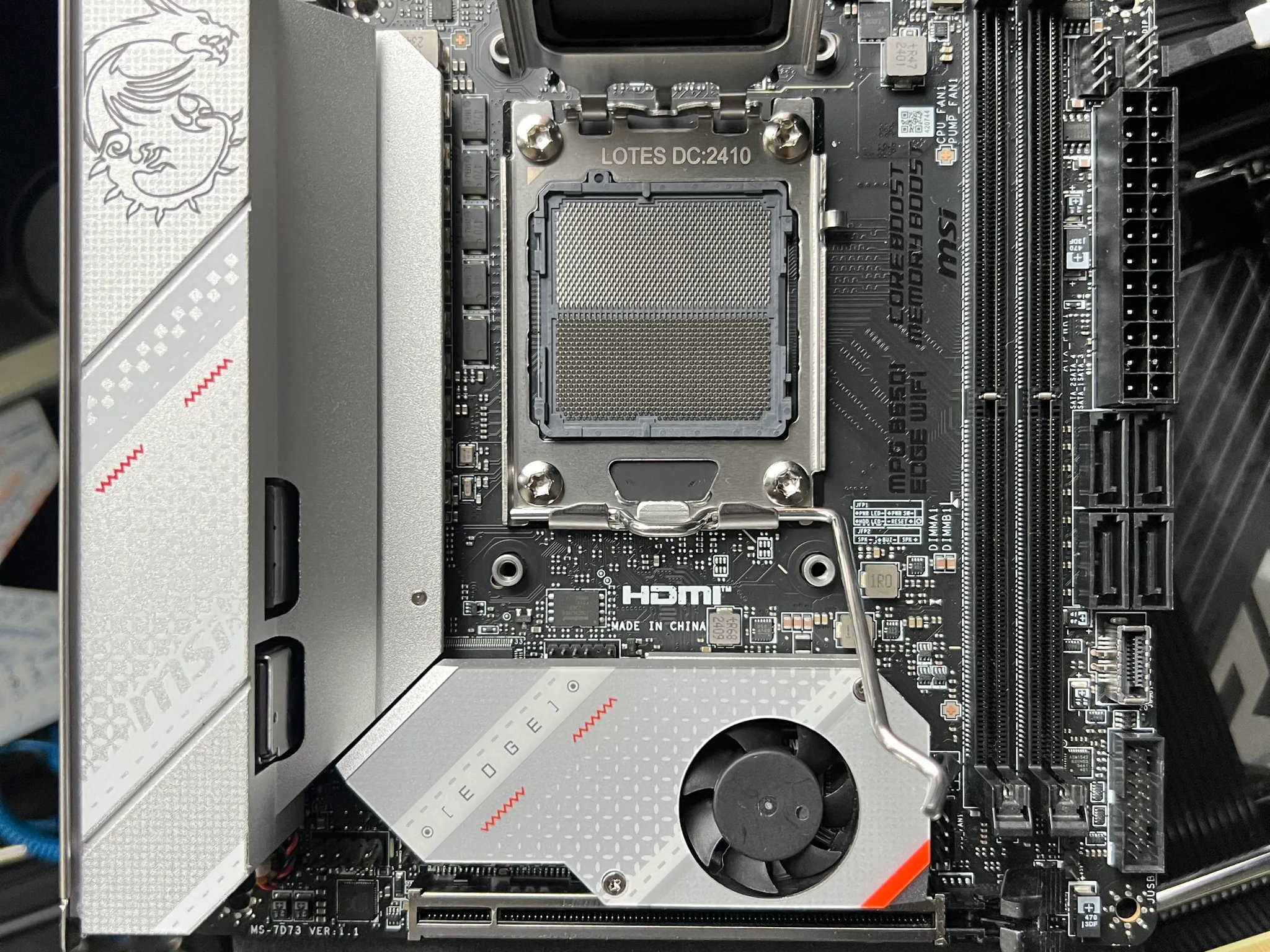 USED! MSI MPG Edge Wifi B650i Motherboard