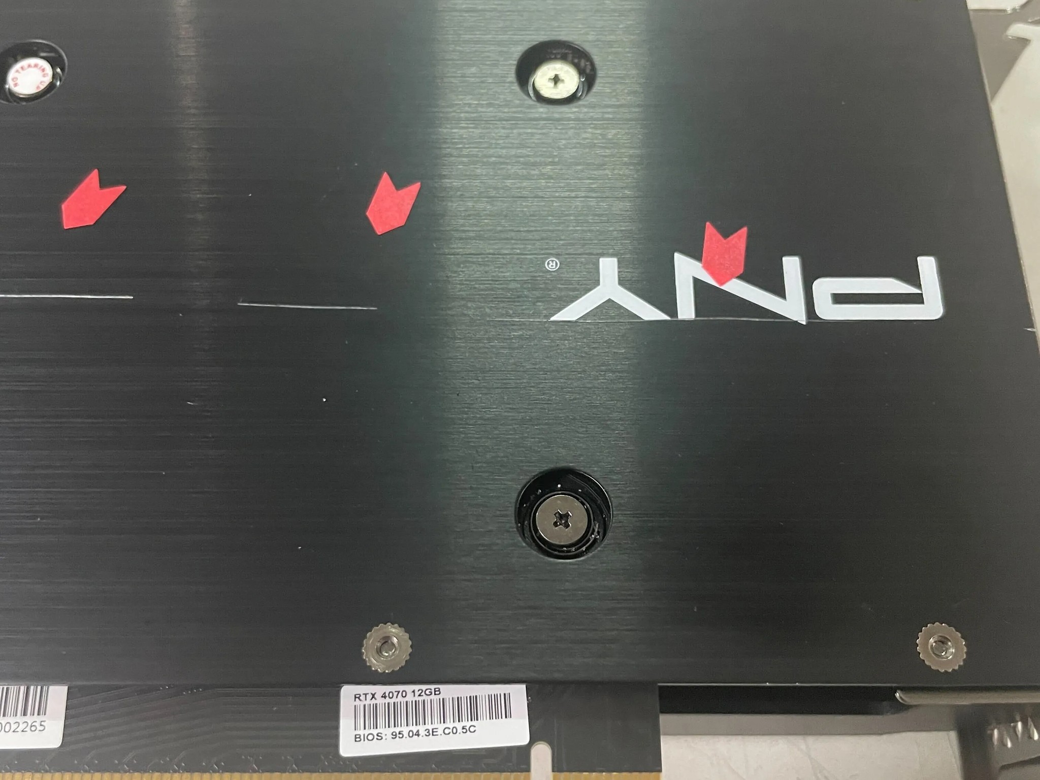 PNY RTX 4070 12GB- SN : Y623039647