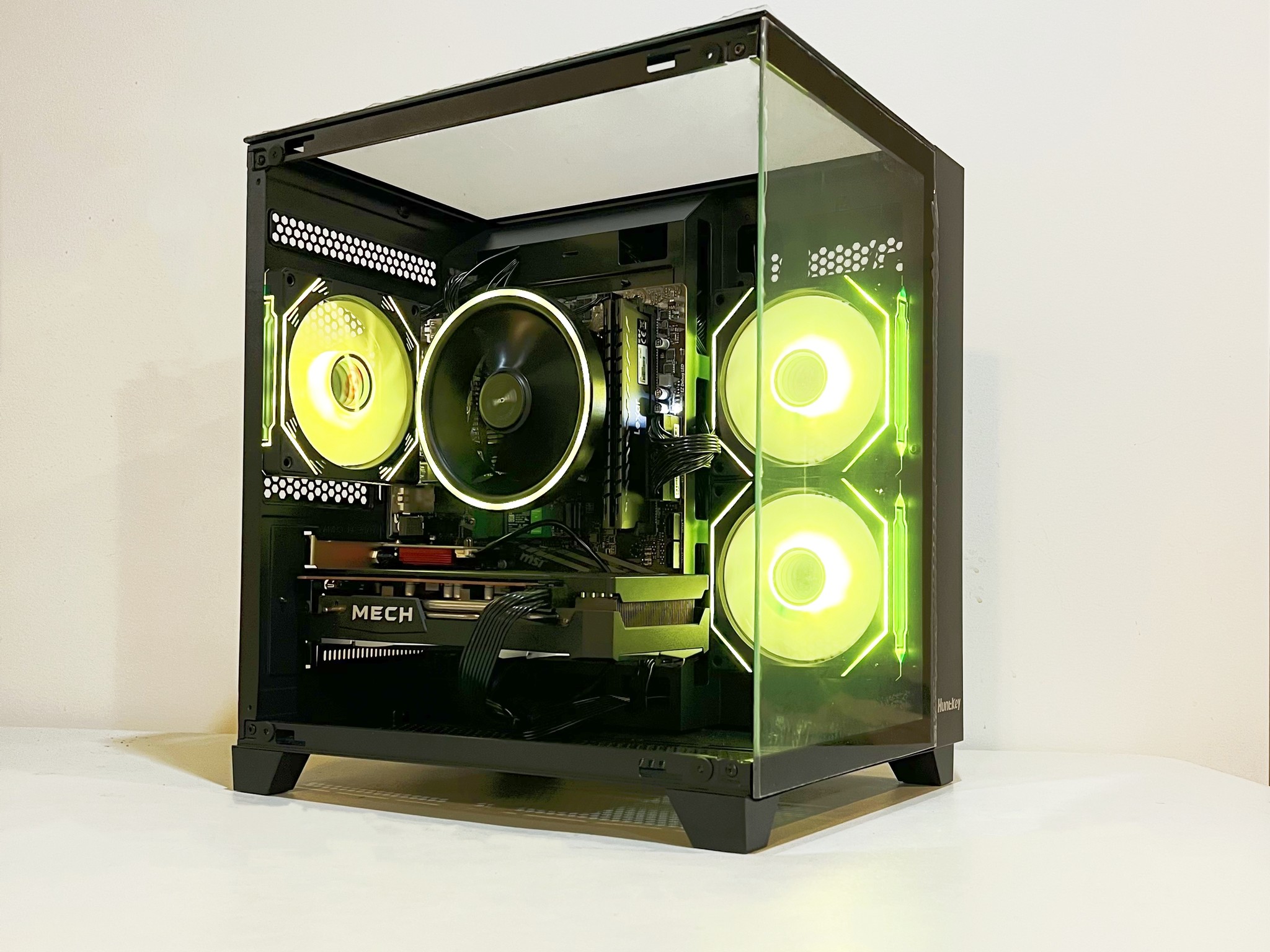 Full-view Design RX 6650 XT|R5-5600|1TB M.2|16GB RAM |WIFI|ARGB Fans|-DepxTech Pre-Built PC