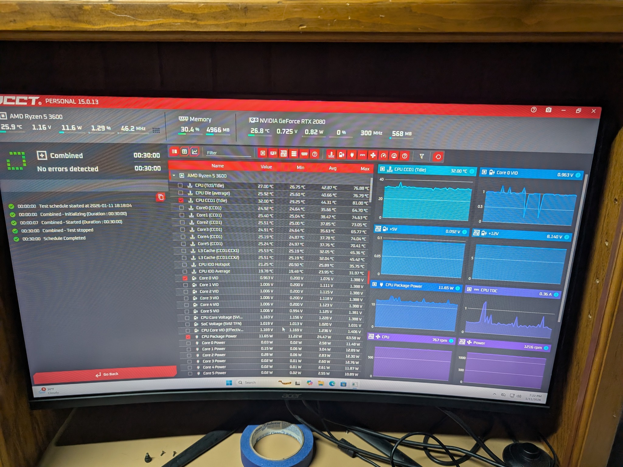RTX 3070 | RYZEN 7 2700X | 16GB DDR4 | 500GB SSD | 650W