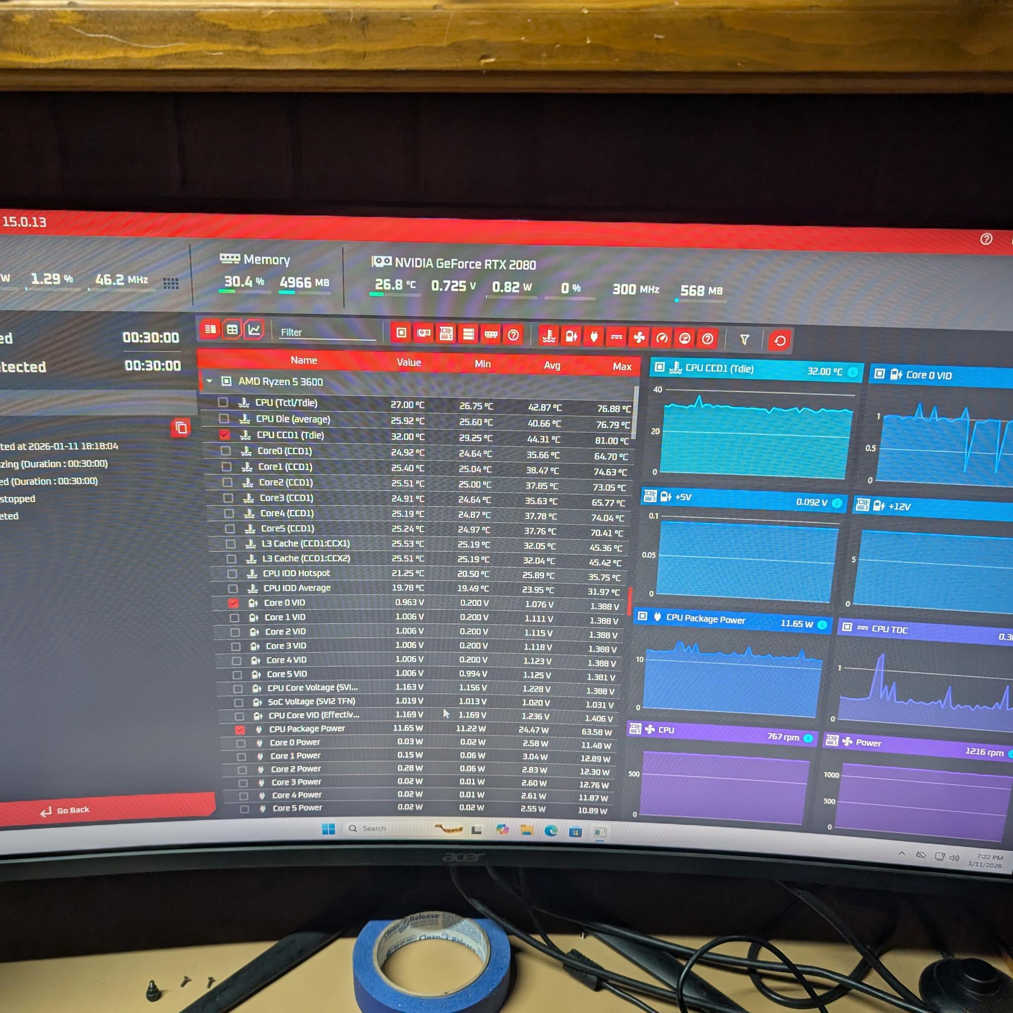 RTX 3070 | RYZEN 7 2700X | 16GB DDR4 | 500GB SSD | 650W