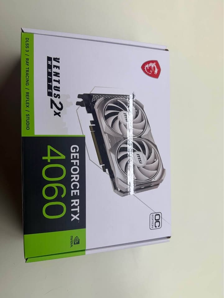 MSI GeForce RTX 4060 Ventus 2X White 8GB OC Graphics Card