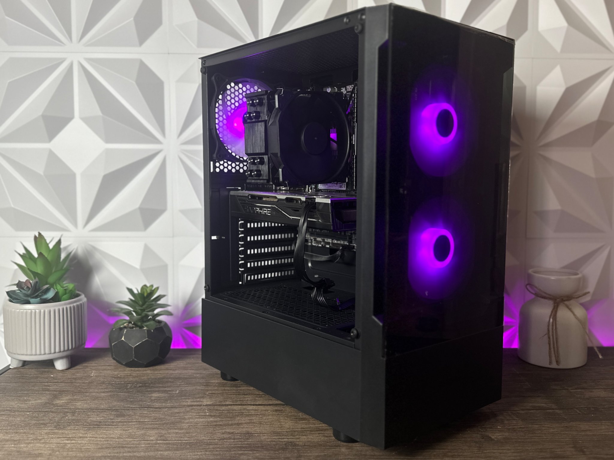 🤖GAMING PC🟣 | 1080P | i5 7600 | RX580 8GB | 16GB DDR4 | 512GB M.2 SSD | FULL ARGB! |