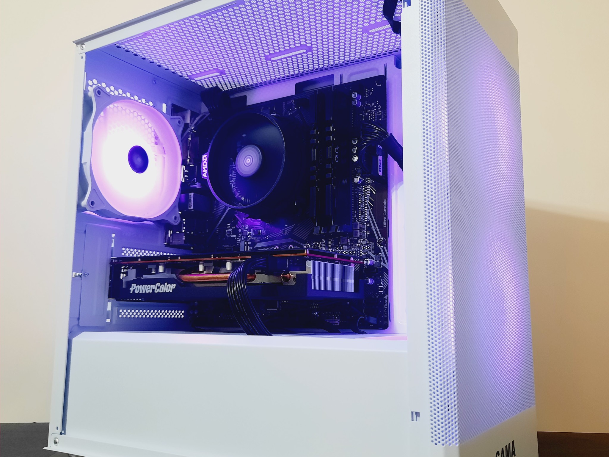 ⚡Best Value White Gaming PC - Ryzen 3 3100 ● 16GB RAM ● 1TB SSD - AMD RX 5600 XT 6GB
