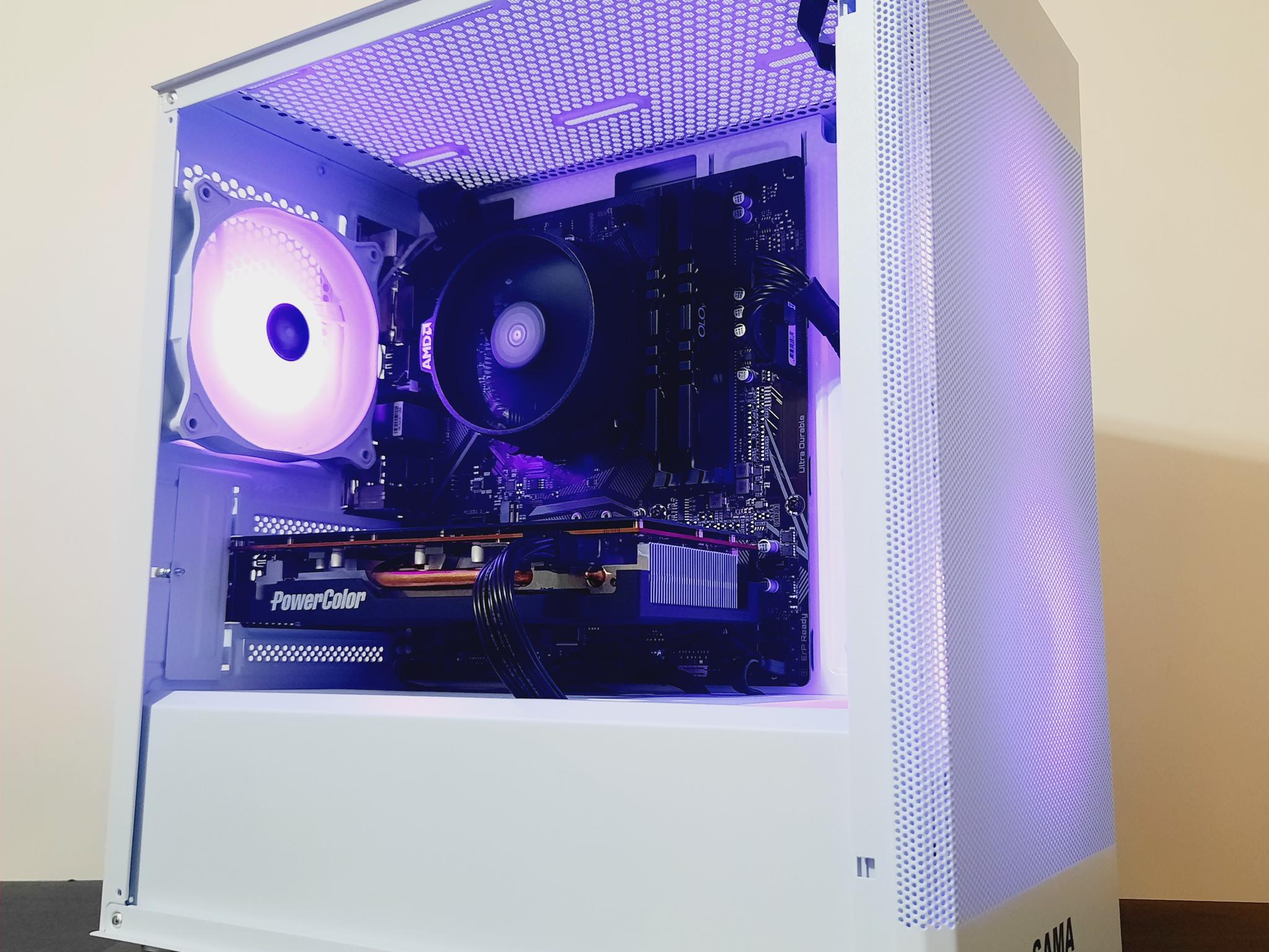 ⚡Best Value White Gaming PC - Ryzen 3 3100 ● 16GB RAM ● 1TB SSD - AMD RX 5600 XT 6GB