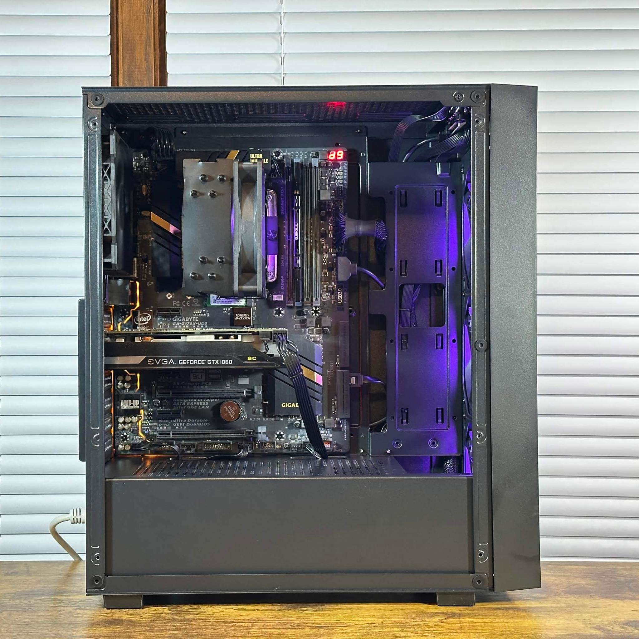 GTX 1060 6GB | Intel i7 6700K | 16GB DDR4 | 1.2TB Storage | Win11 | WIFI | 1080P Budget Gaming PC