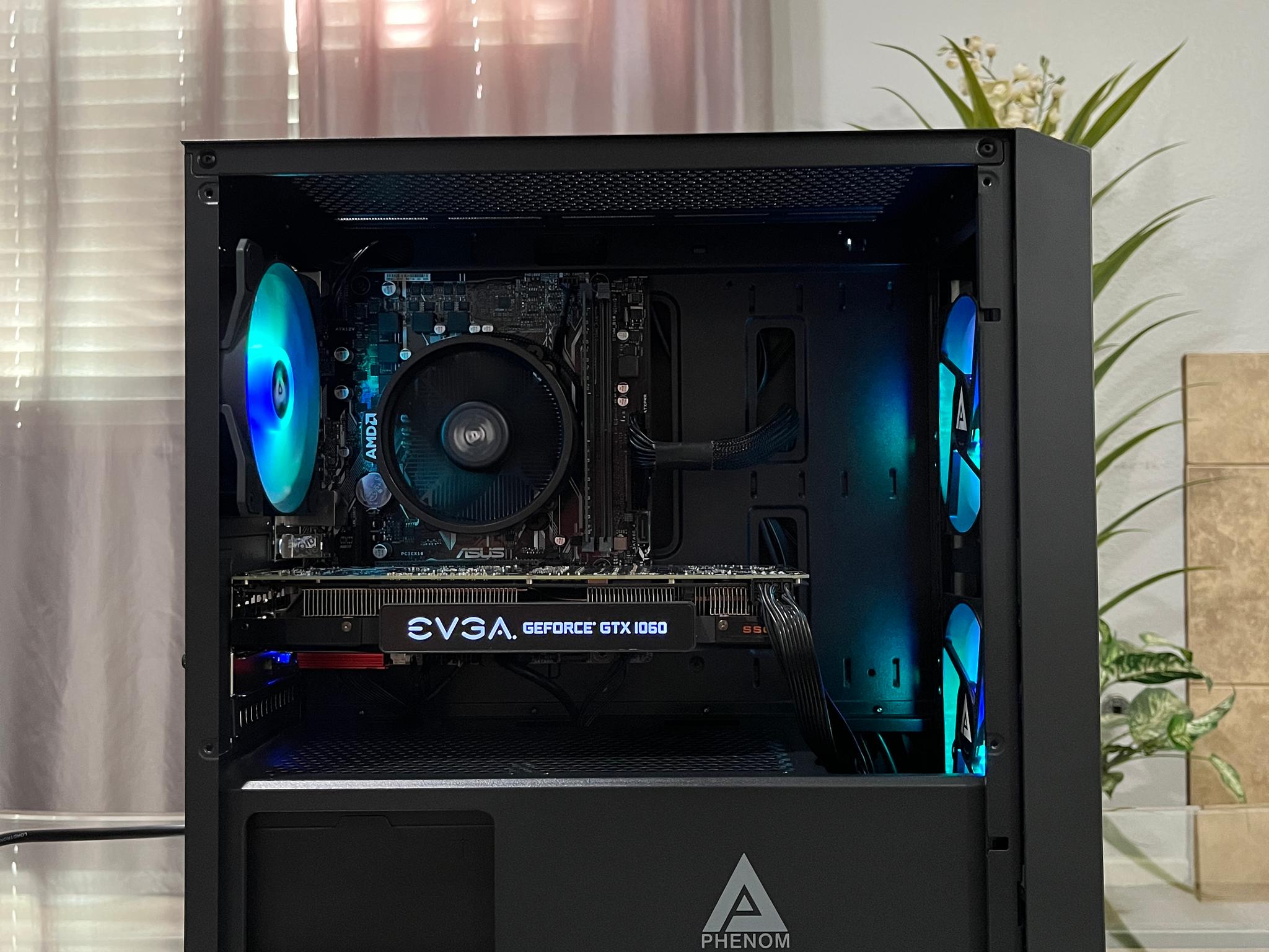 GTX 1060 6GB, Ryzen 7 1700, 8GB RAM | Black RGB Gaming Computer/Pc