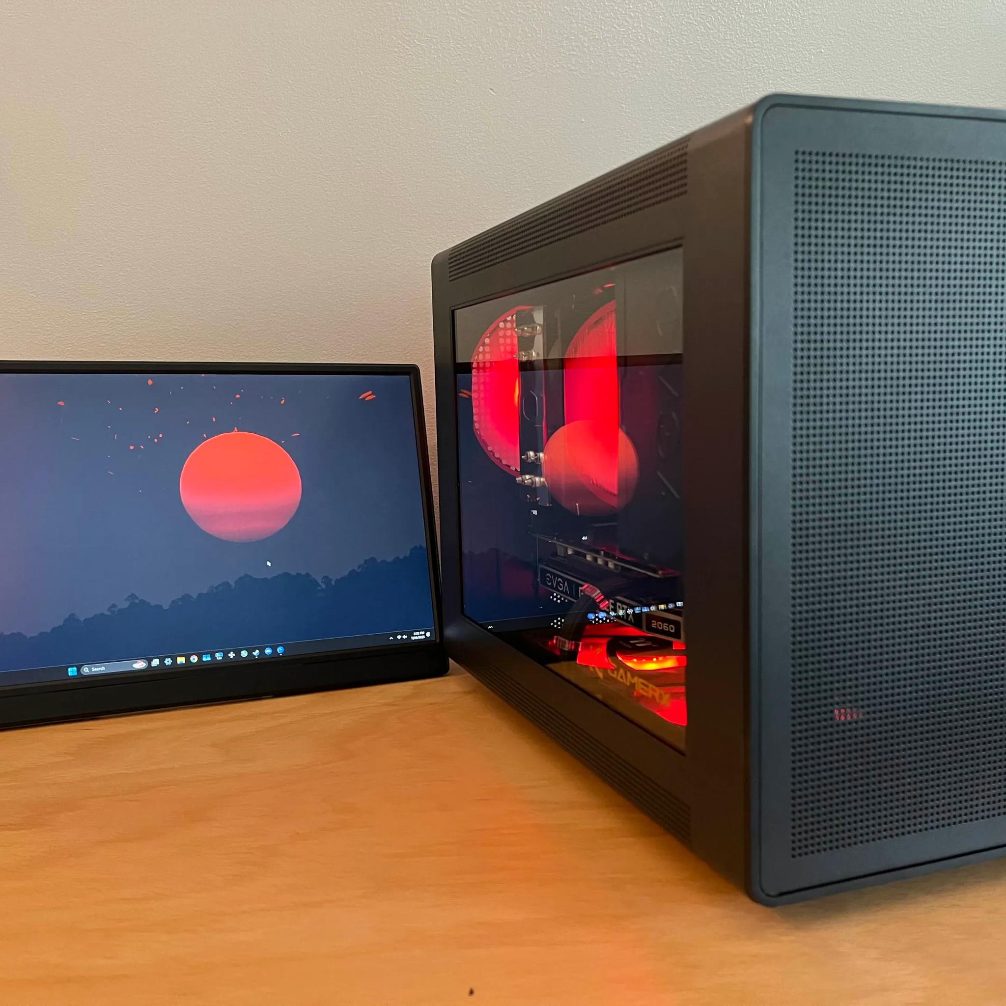 | RTX 2060 | Ryzen 7 3700X | 32GB DDR4 | 1TB Gen 4 NVMe | Windows 11 Pro | Portable Mini mATX PC