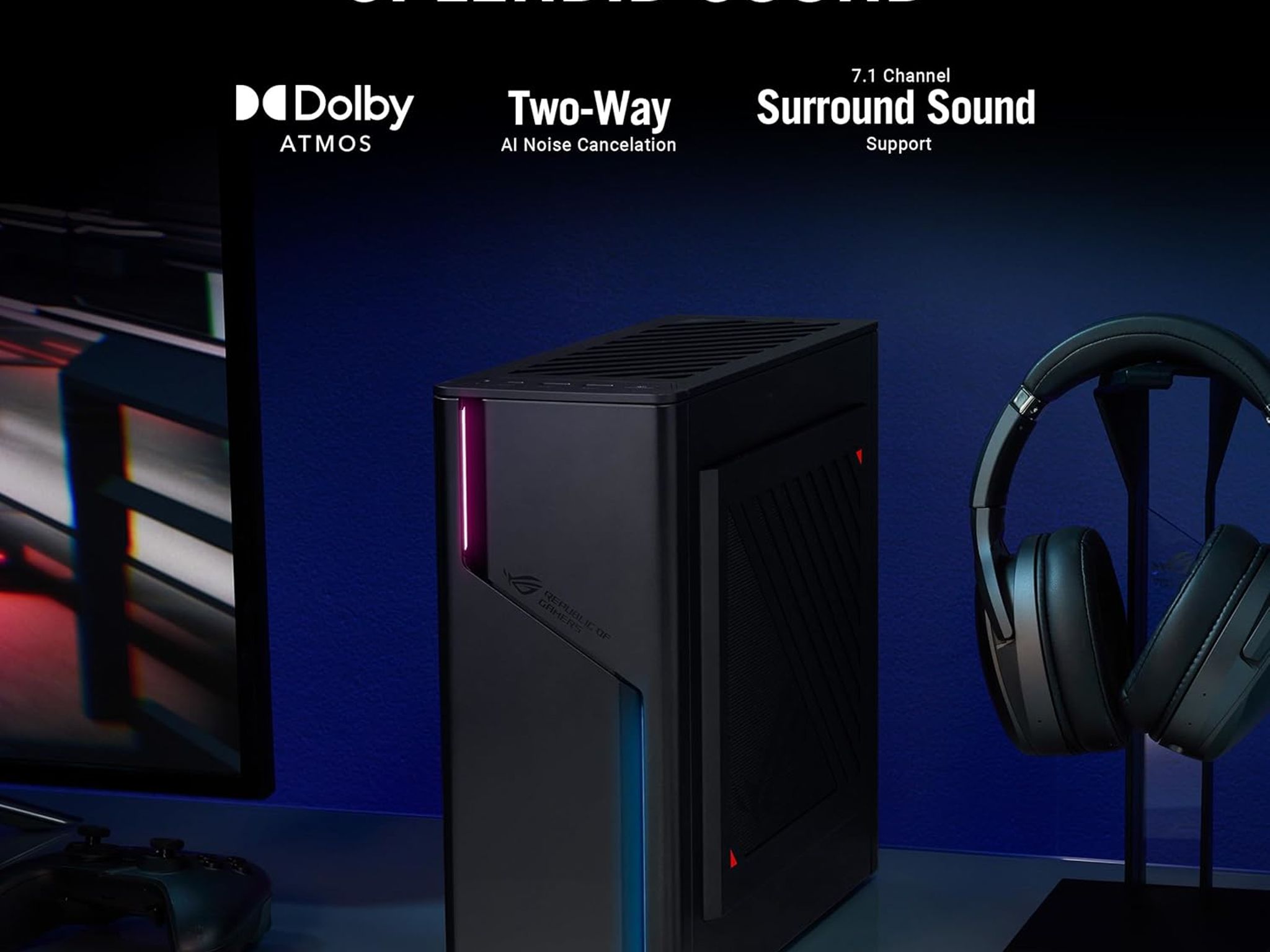 2024 ROG G22CH DS774 Gaming Desktop PC, i7-14700F, RTX 4070, 1TB SSD, 16GB DDR5, Windows 11