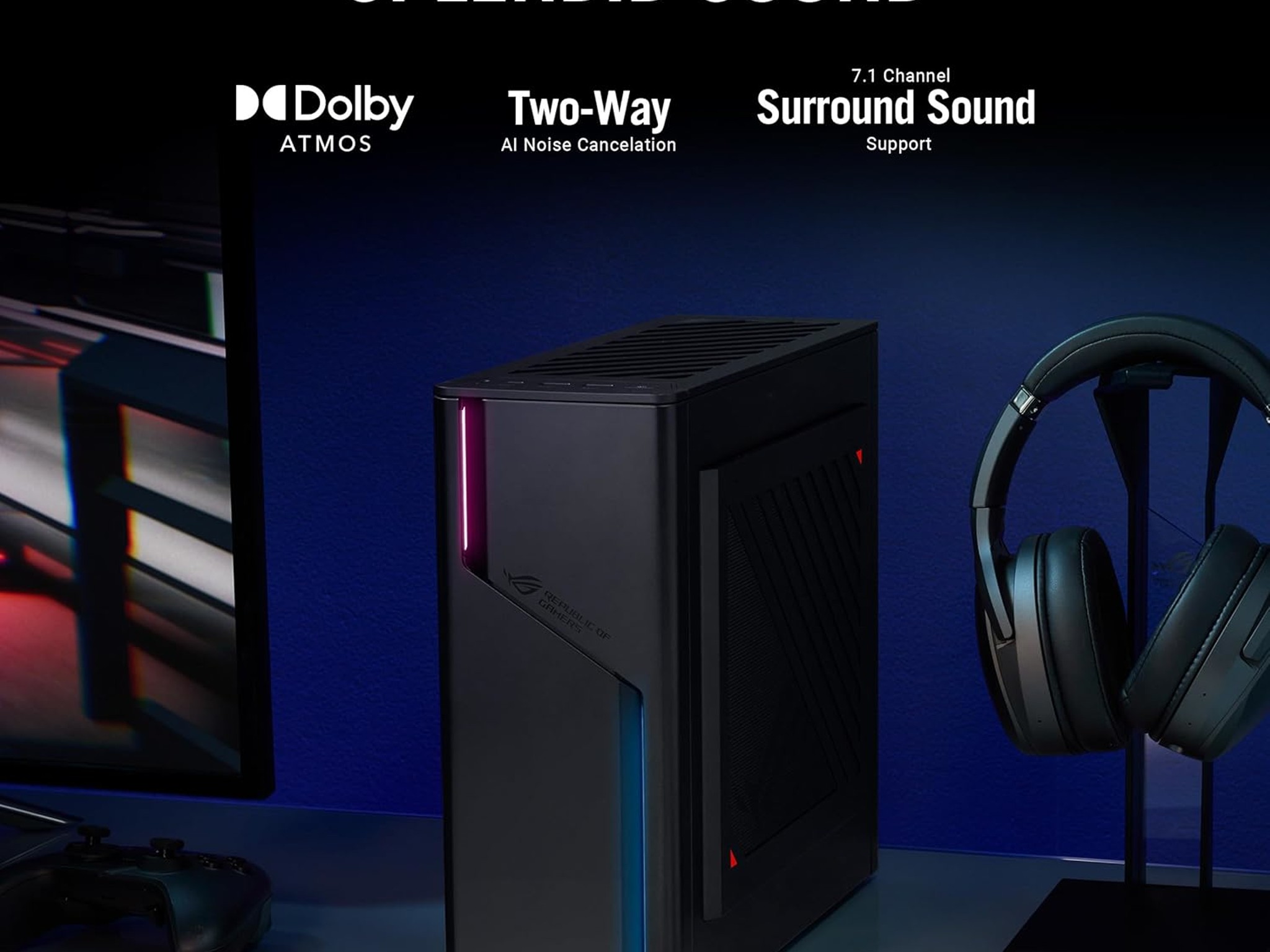 2024 ROG G22CH DS774 Gaming Desktop PC, i7-14700F, RTX 4070, 1TB SSD, 16GB DDR5, Windows 11
