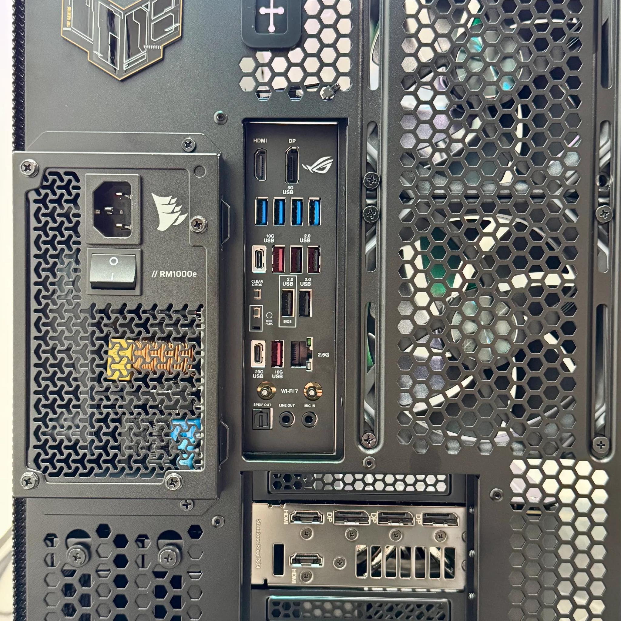 ObsidianX Gaming PC 💎 NVIDIA RTX 5080 OC, 9800X3D, 64GB RAM, 3TB NVMe SSD, ROG Strix B850 MB