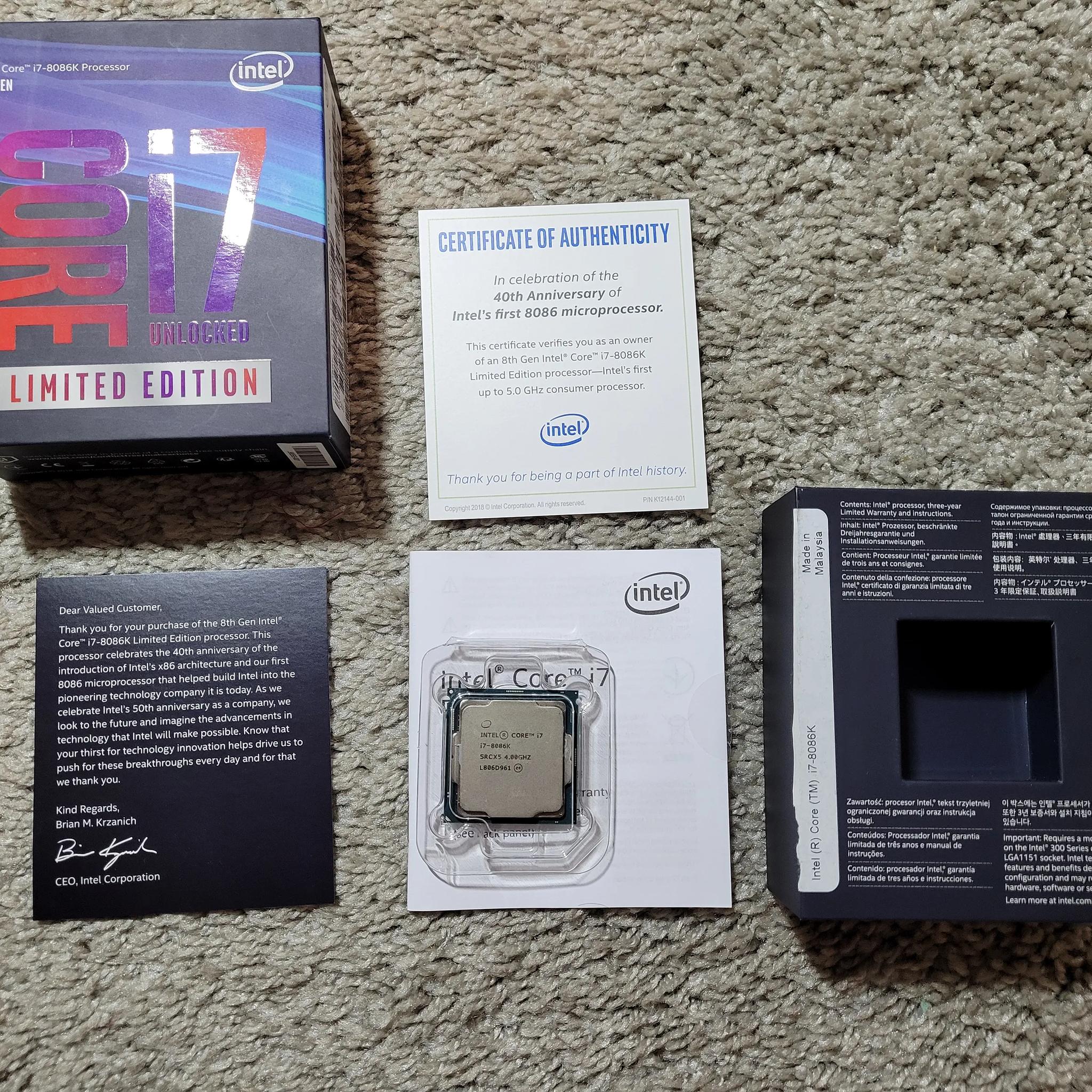 i7 8086K + Z370 Bundle