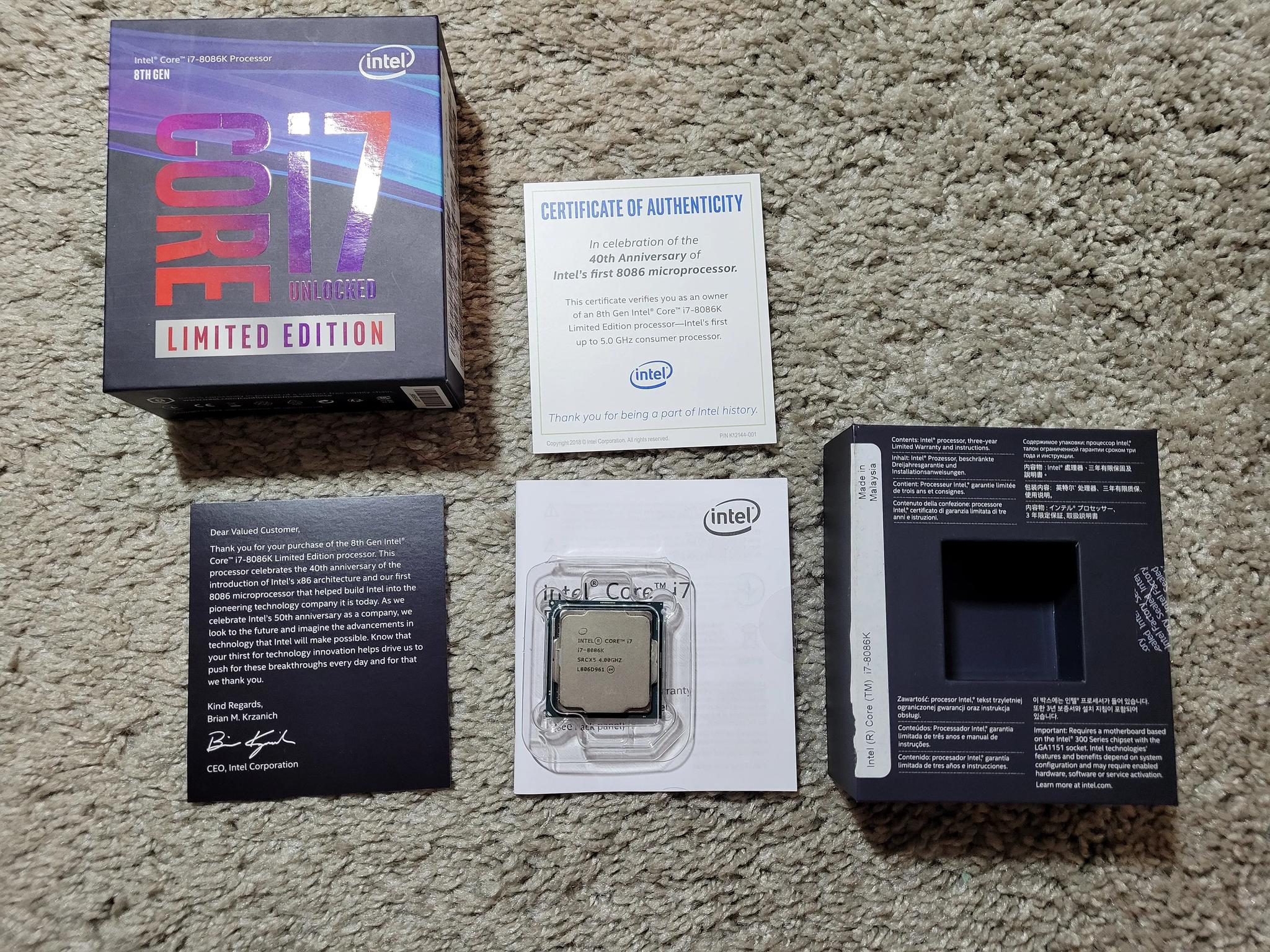 i7 8086K + Z370 Bundle