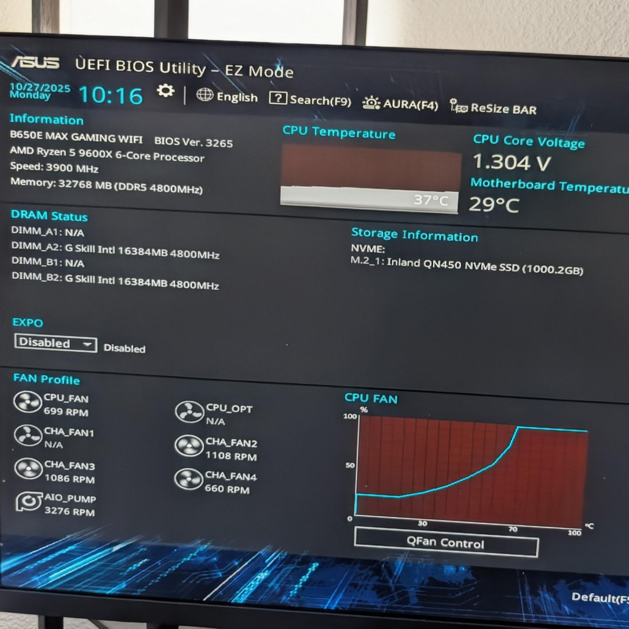 Ryzen 5 9600X | ASUS RTX 5060 | 32GB DDR5 | 1TB NVMe SSD | Wifi | Windows 11 Home |  Gaming PC