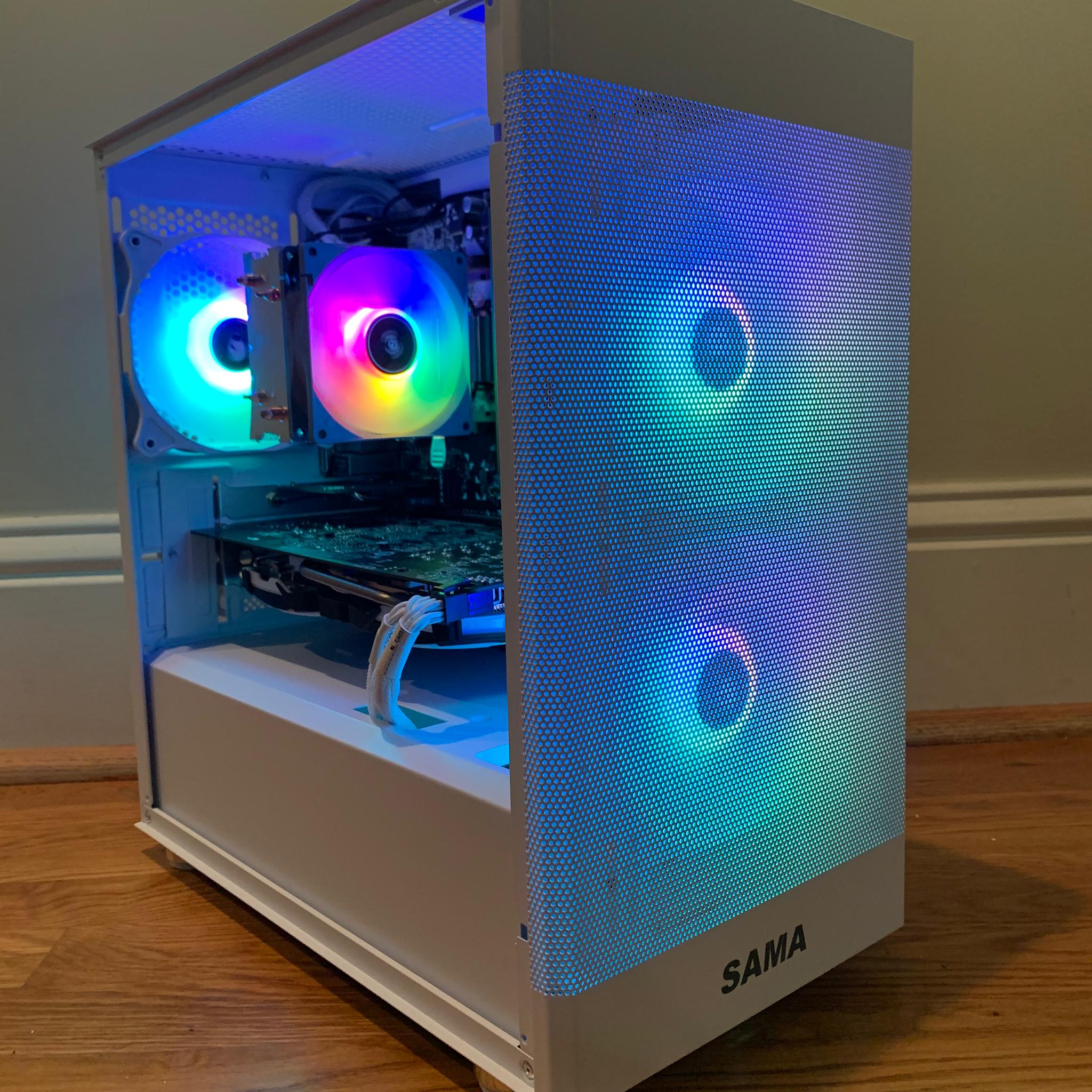 RYZEN 2300x RX 580 FORTNITE READY GAMING PC WHITE WiFi aRGB 16GB RAM 1000GB SSD WINDOWS 10