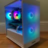 RYZEN 2300x RX 580 FORTNITE READY GAMING PC WHITE WiFi aRGB 16GB RAM 1000GB SSD WINDOWS 10