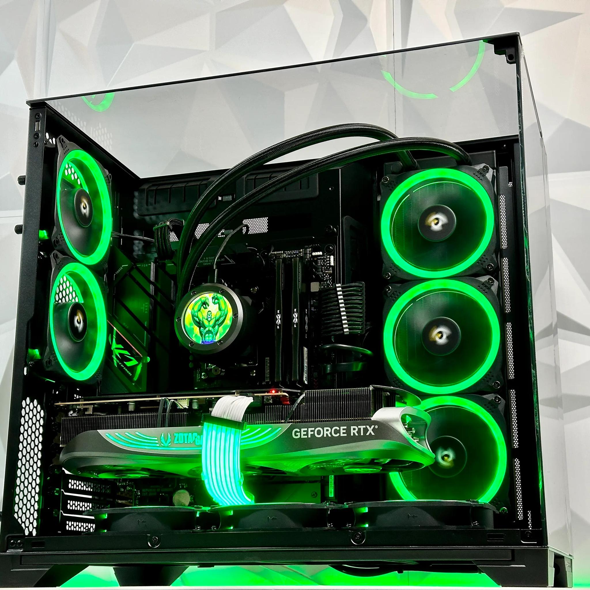 🤢💪🏻👨🏻‍🔬Hulk||Extreme Gaming PC🟢Nvidia RTX 4080 16GB🟢AMD Ryzen 7 7800X3D 3D V-Cache🟢32GB DDR5🟢2TB SSD
