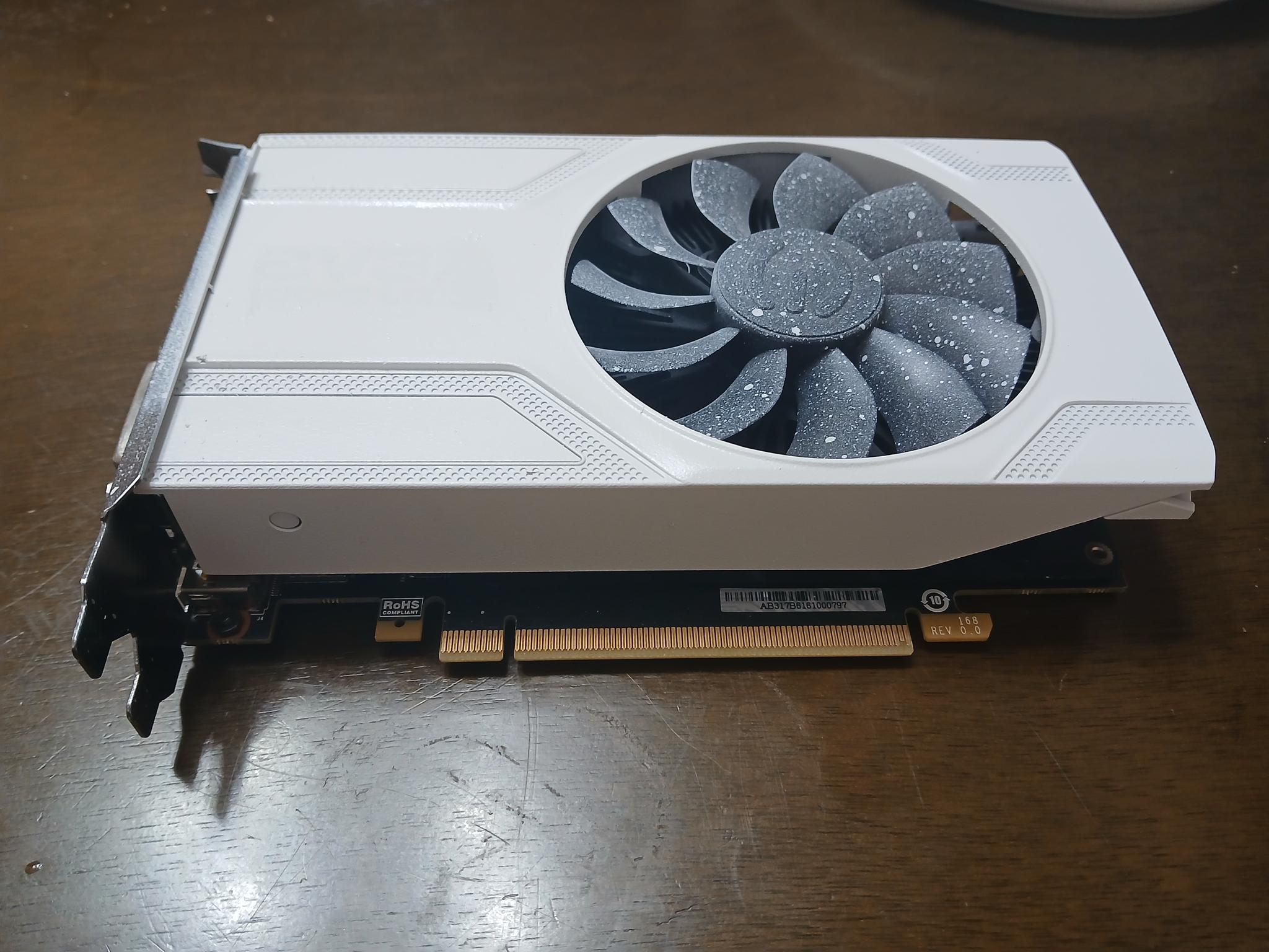 White GTX 1060 6GB evga