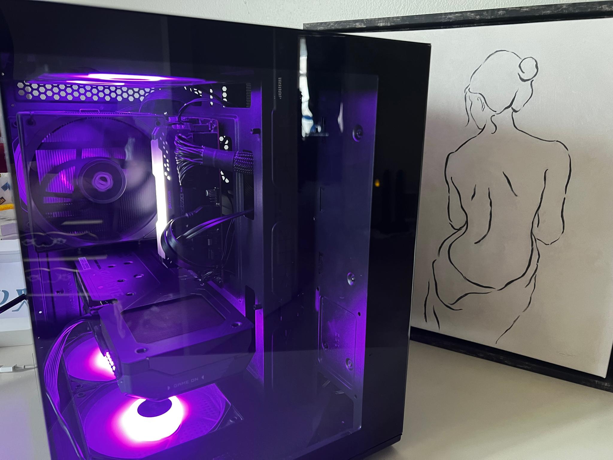MYSTIC 🌑 | 🖥 Intel i5-12600K, RX 9060 XT, 1TB Nvme , 16GB RGB DDR4 | Black RGB Gaming PC