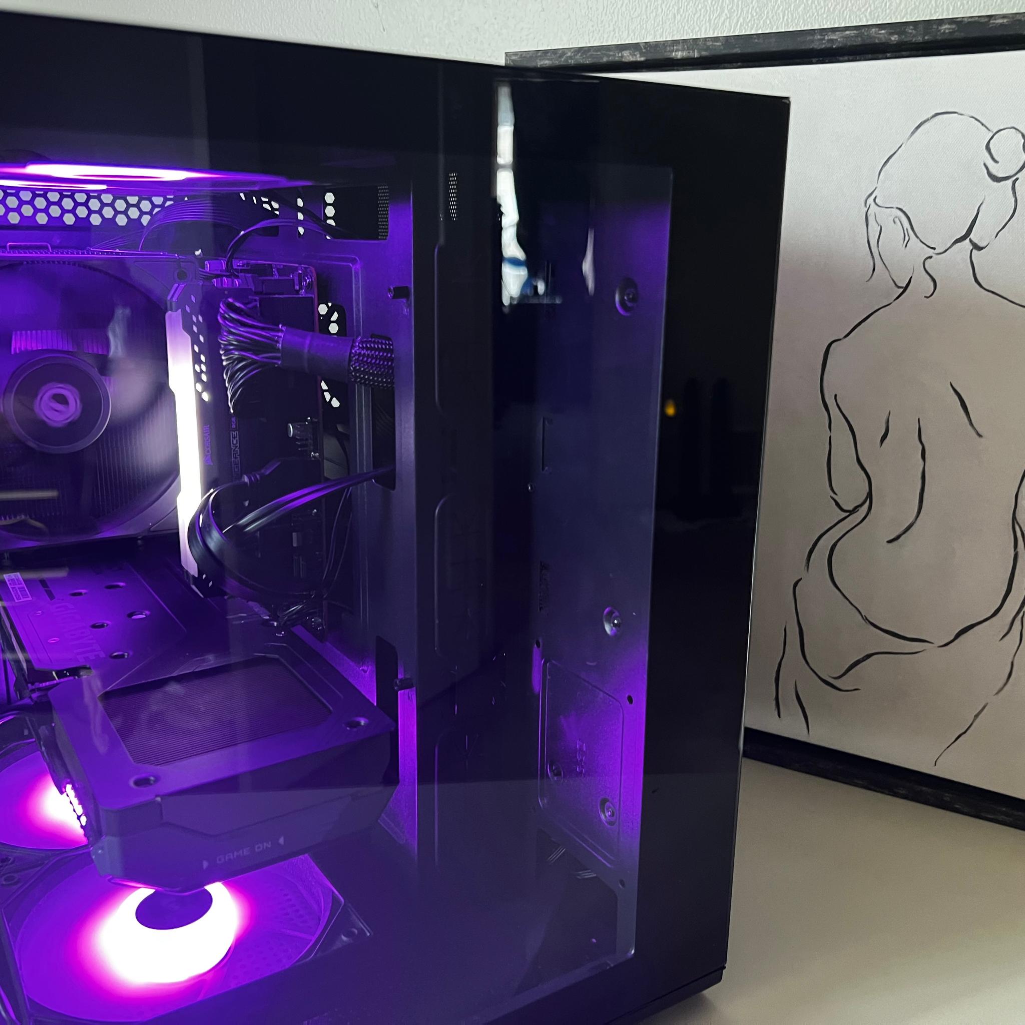 🟣9060xt. 12600k ✨1tb 16gb ddr4✨ 750 watt psu ✨Okinos mirage 4 case 🟣like new 🟣