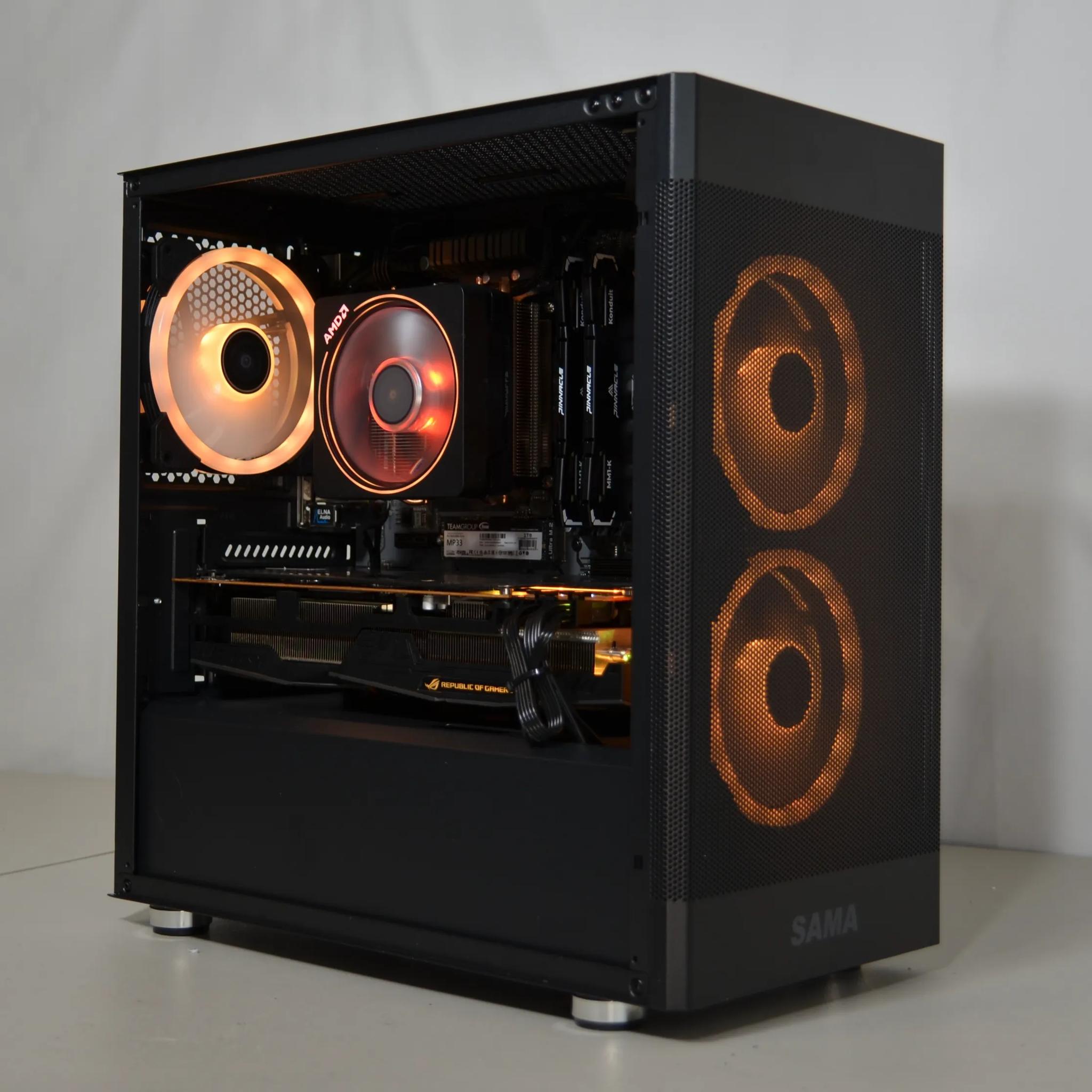 🌑Dark Knight - V2⚔️ | RX 5700 XT | Ryzen 5 3600 | 1tb Storage| 16gb Ram