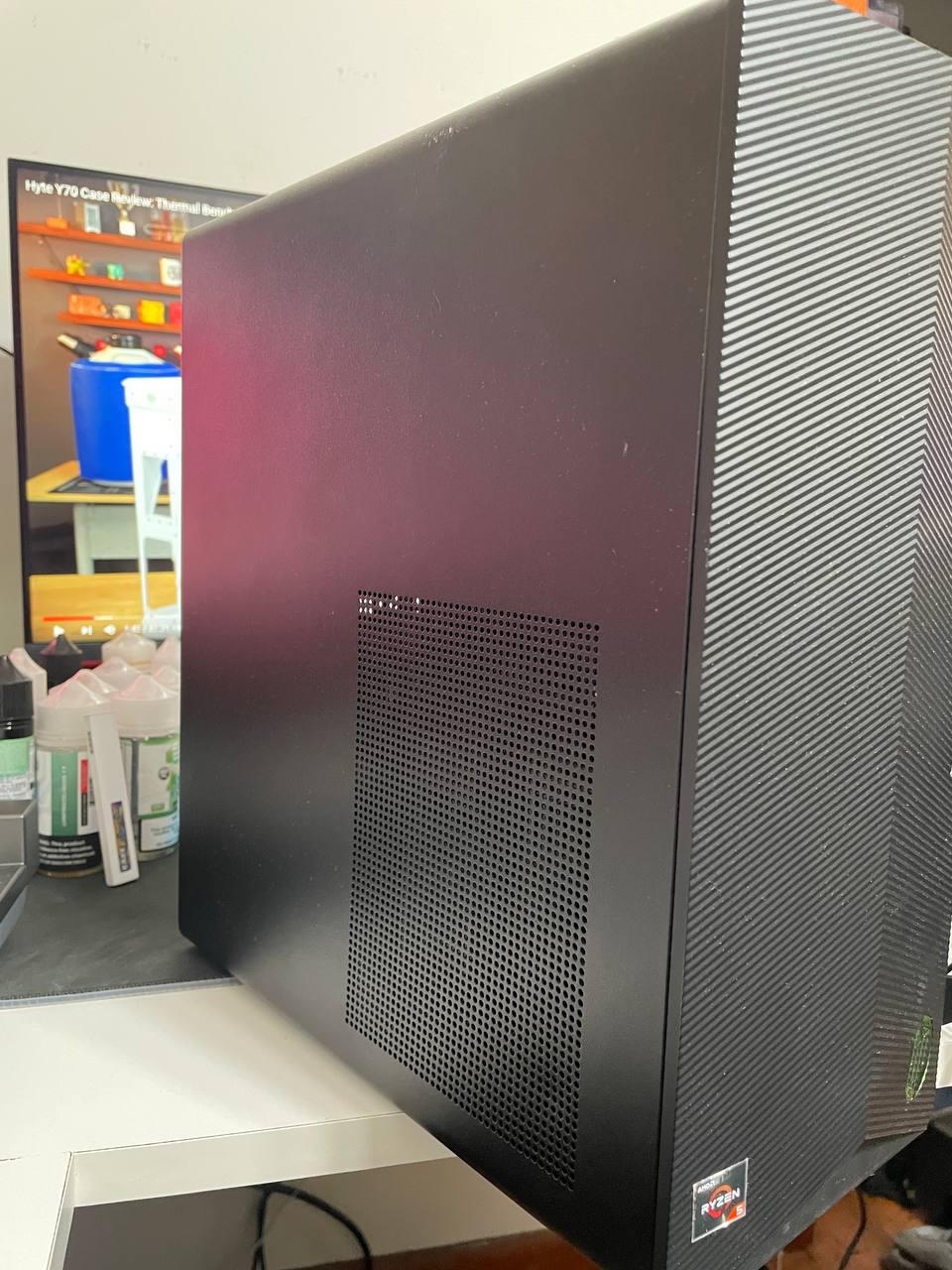 !(NO SSD/HDD)! Used Hp pavilion desktop. Ryzen 5 3500, 8gb ddr4, Nvidia GTX 1650 Super.