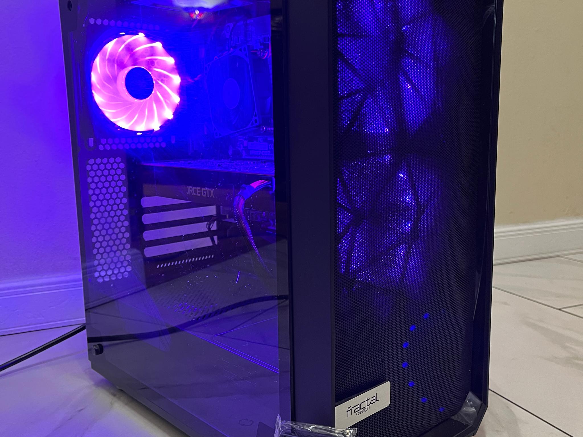 🔥NVIDIA GTX 1070, Intel i5-7400, 1 TB Storage, 12 GB RAM, High Performance RGB Gaming PC w/ Remote🟢
