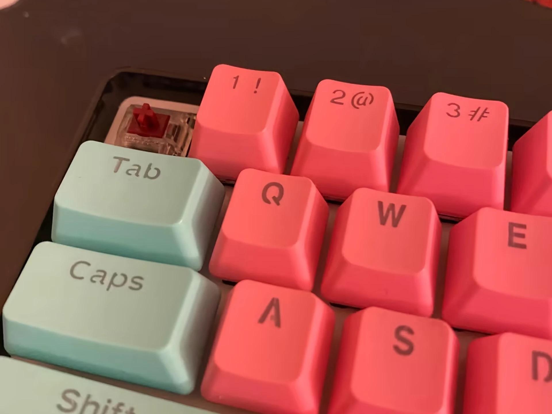 Custom Optical Gateron Red Keyboard