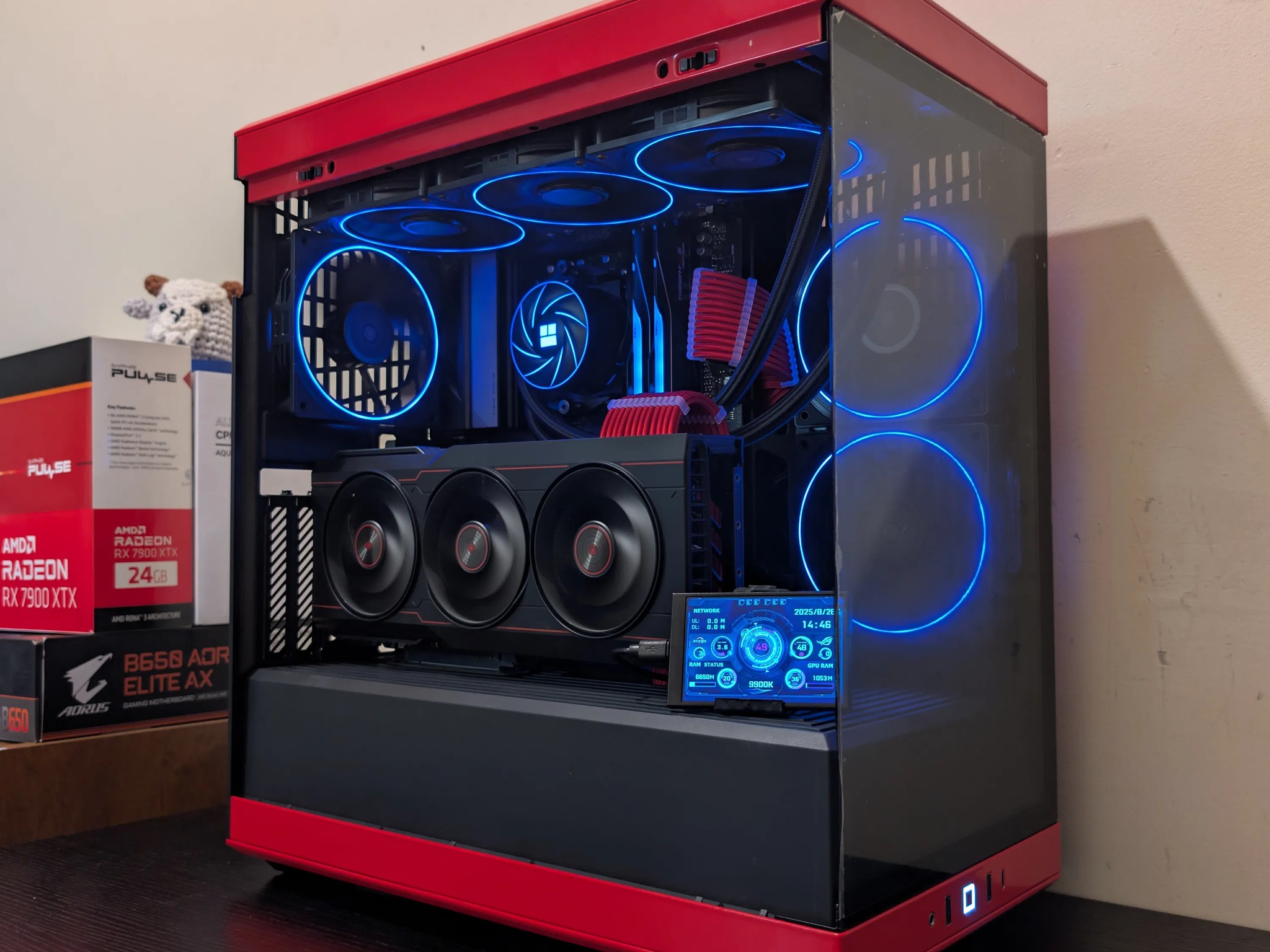 🟥⬛ 4K Gaming Beast | RX 7900XTX | Ryzen 7 7800X3D | 2TB SSD | 32GB RAM | WiFi 6 & Bluetooth ⬛🟥