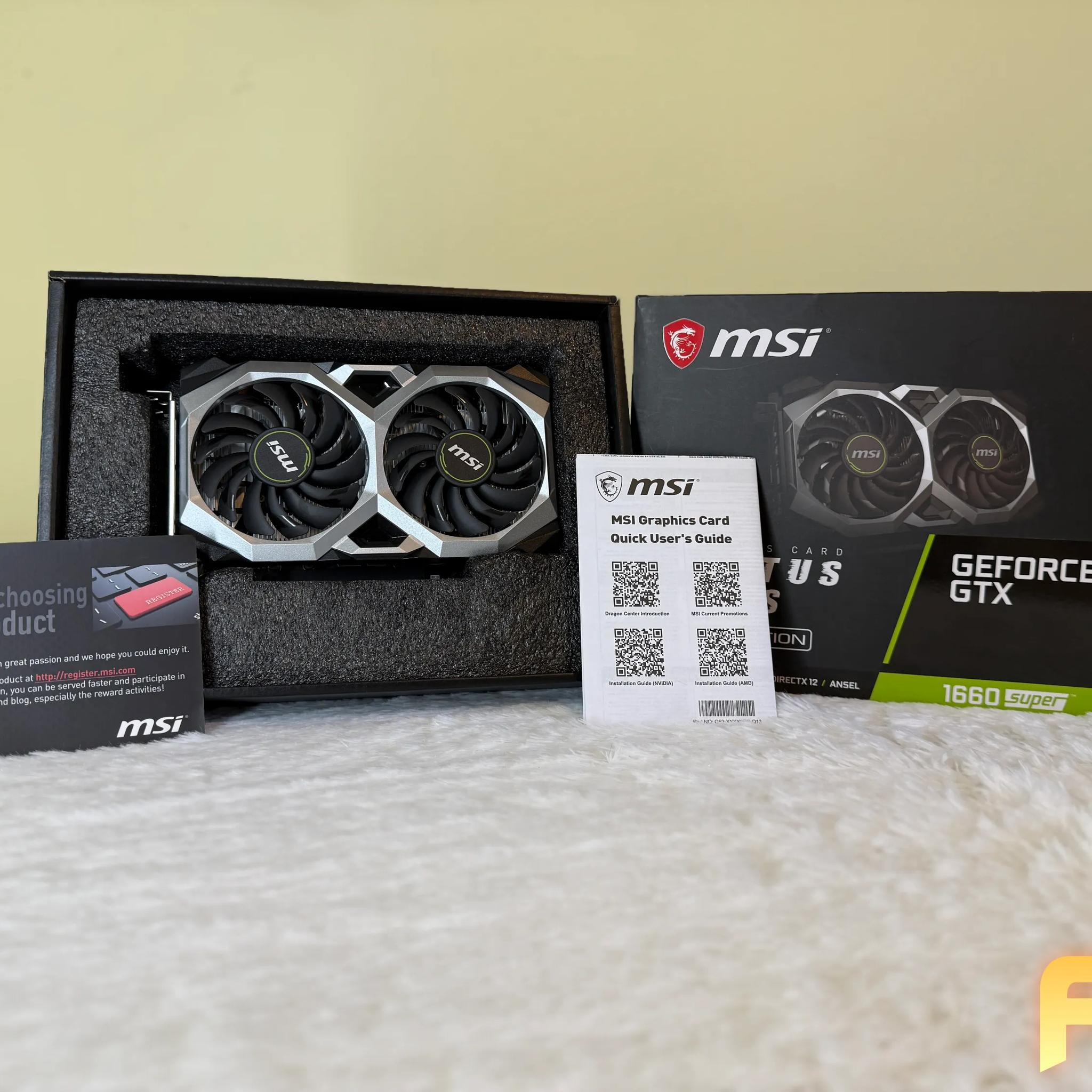 GeForce GTX 1660 SUPER | MSI VENTUS XS OC | 6 GB VRAM | USED | Perfect Condition | 1080p Ready