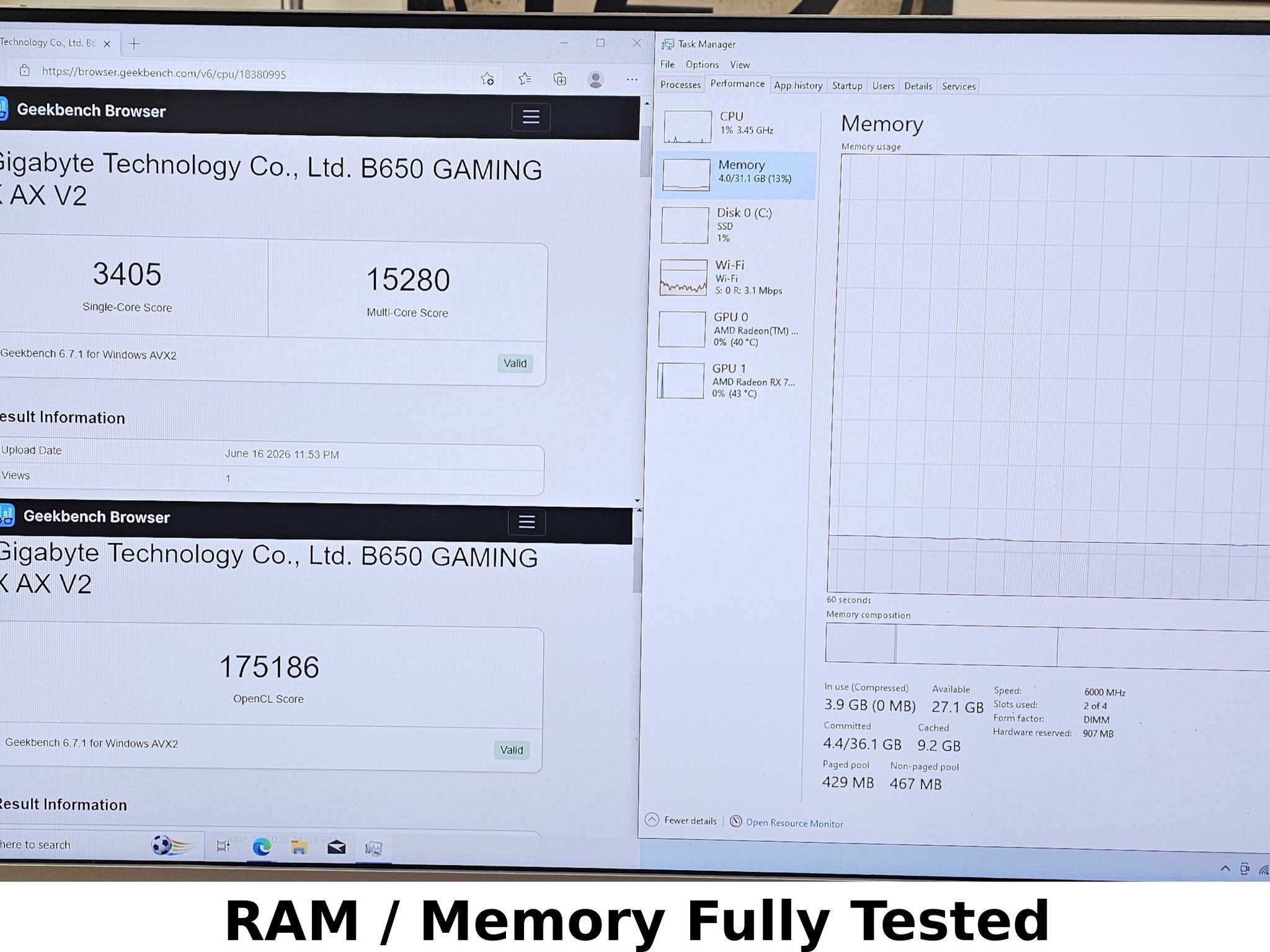 32GB DDR5 (2x16GB) CL36 6000MT/s G.SKILL Flare X5