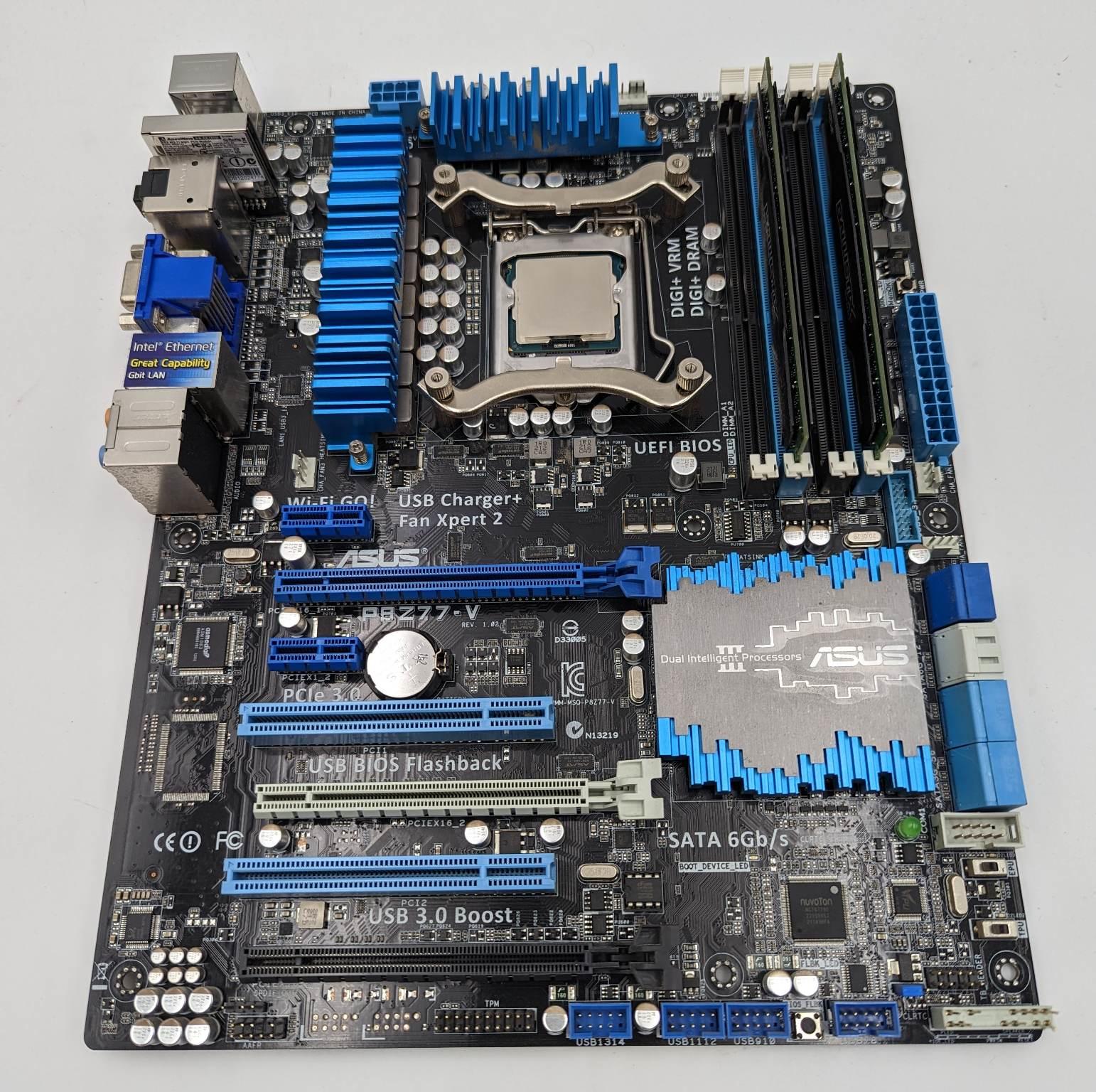 Asus P8Z77-V Motherboard Kit w/ i7-3770, 8gb ram, and CM Hyper 212!