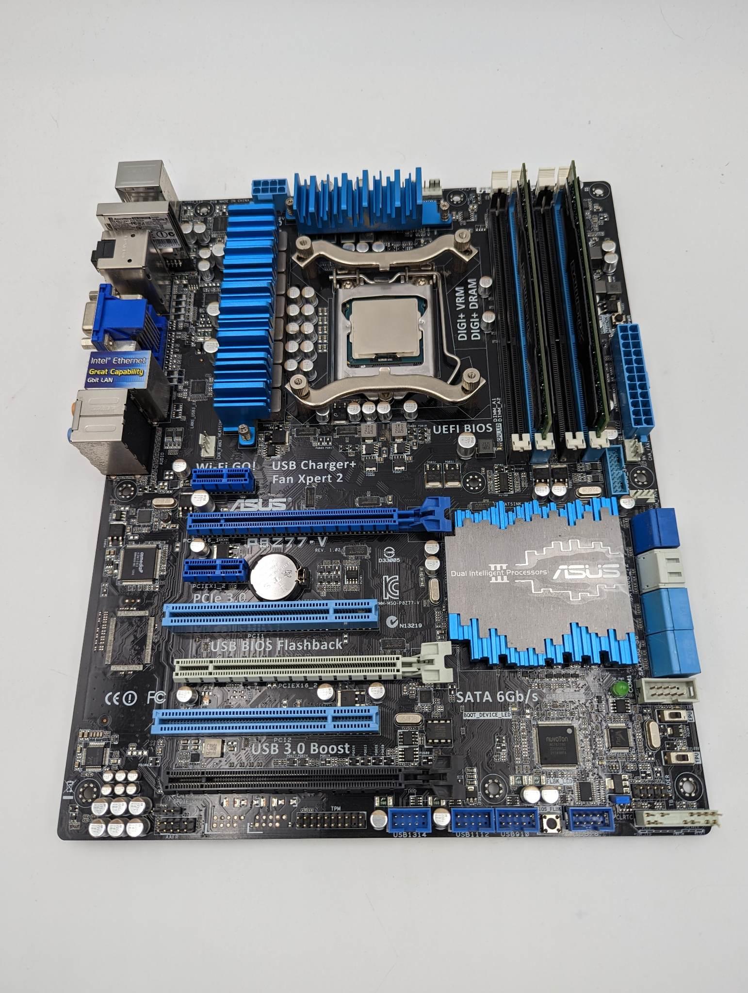 Asus P8Z77-V Motherboard Kit w/ i7-3770, 8gb ram, and CM Hyper 212!