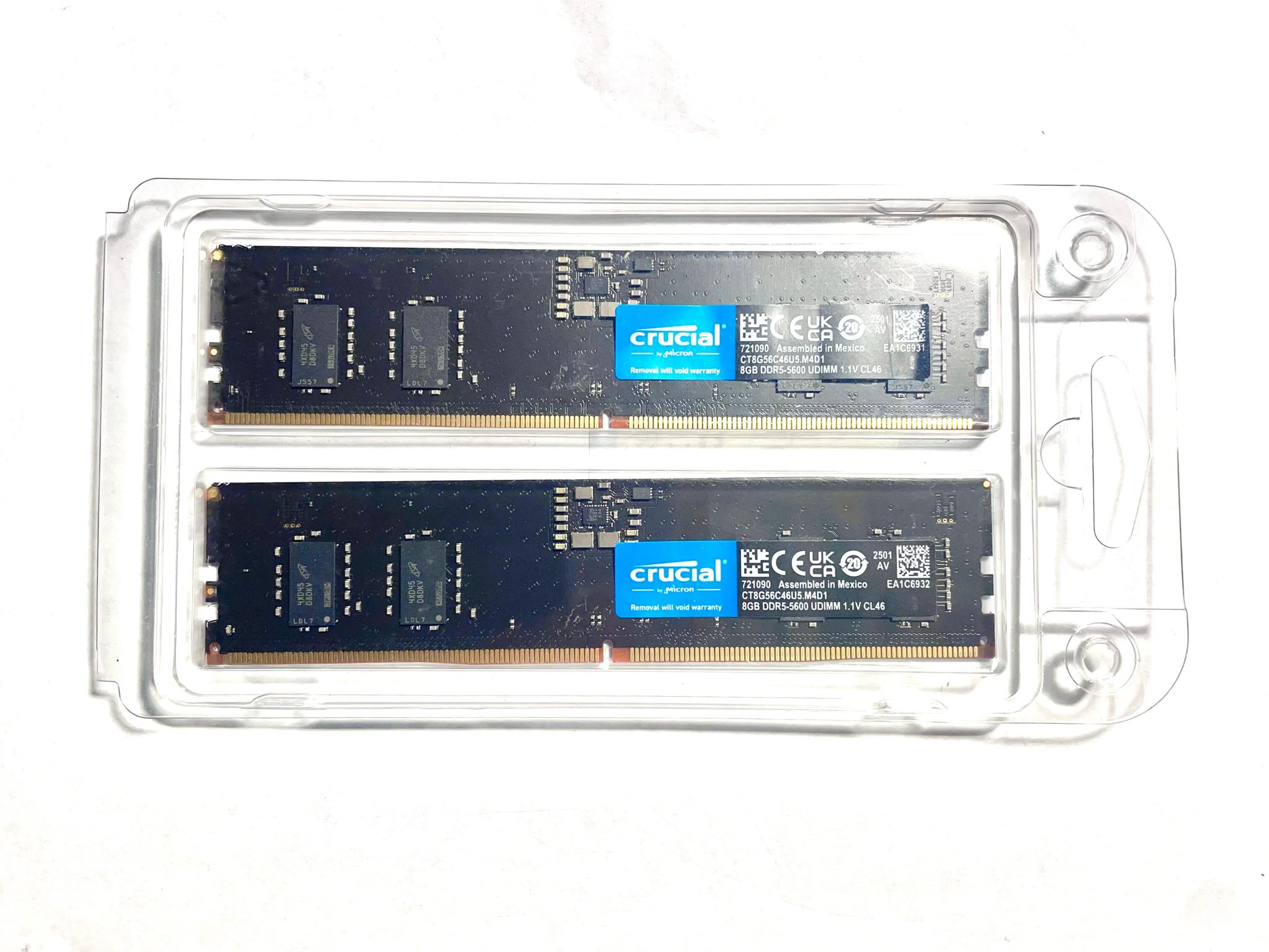 Crucial 16GB DDR5 (2*8GB) 5600 RAM