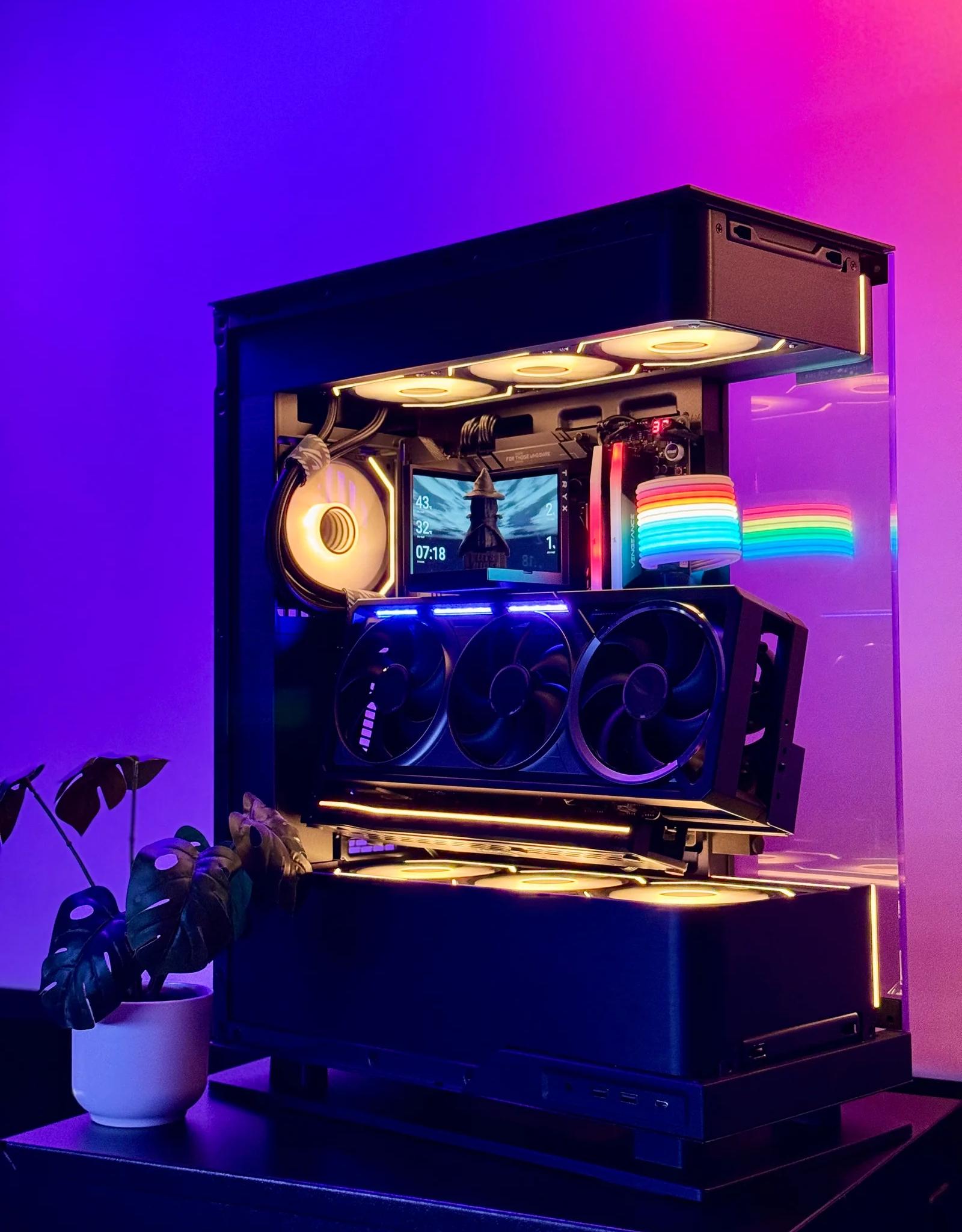 Custom Gaming PC RTX 5080 Ryzen 7 9850X3D 96GB DDR5 2TB SSD Windows 11 Pro  Copy title