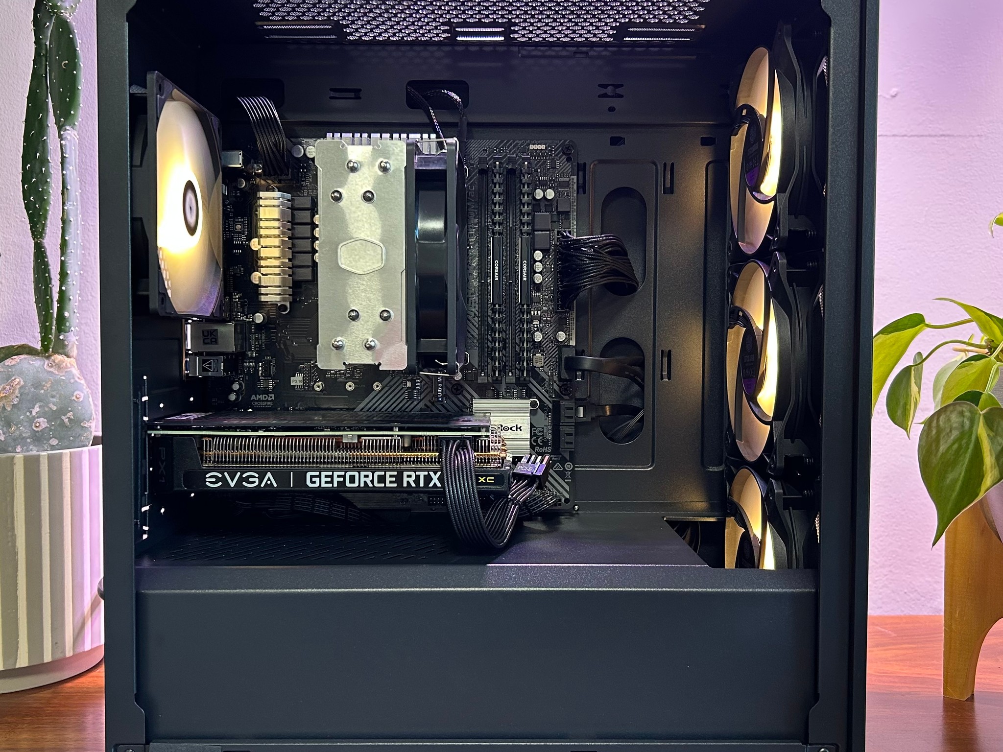 RTX 3060 Ti | Ryzen 5 5500 | 16GB DDR4 | 1TB SATA SSD | Air Cooling | 650W Gol