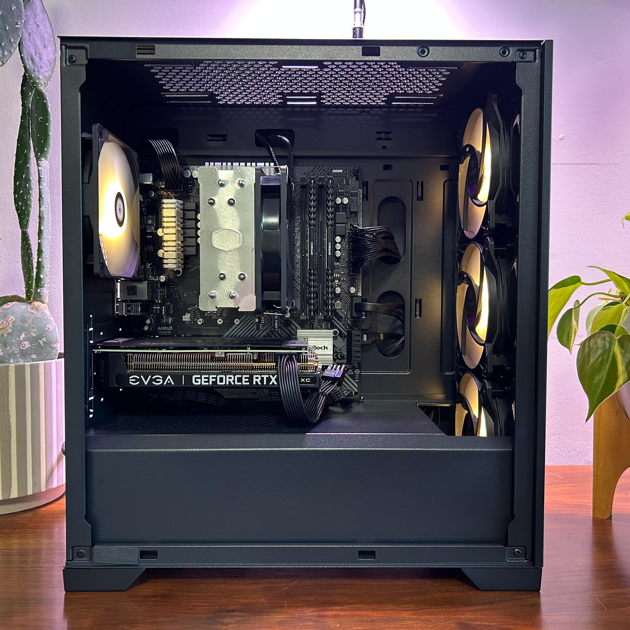 RTX 3060 Ti | Ryzen 5 5500 | 16GB DDR4 | 1TB SATA SSD | Air Cooling | 650W Gol