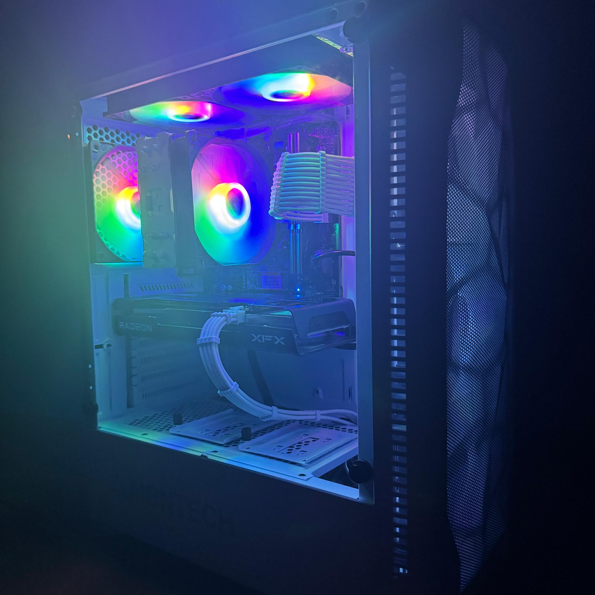 🐼PANDA🐼 Budget 1080p-XFX RX6600-1TB SSD-R5 3600-32gb DDR4-4xRGB Fans