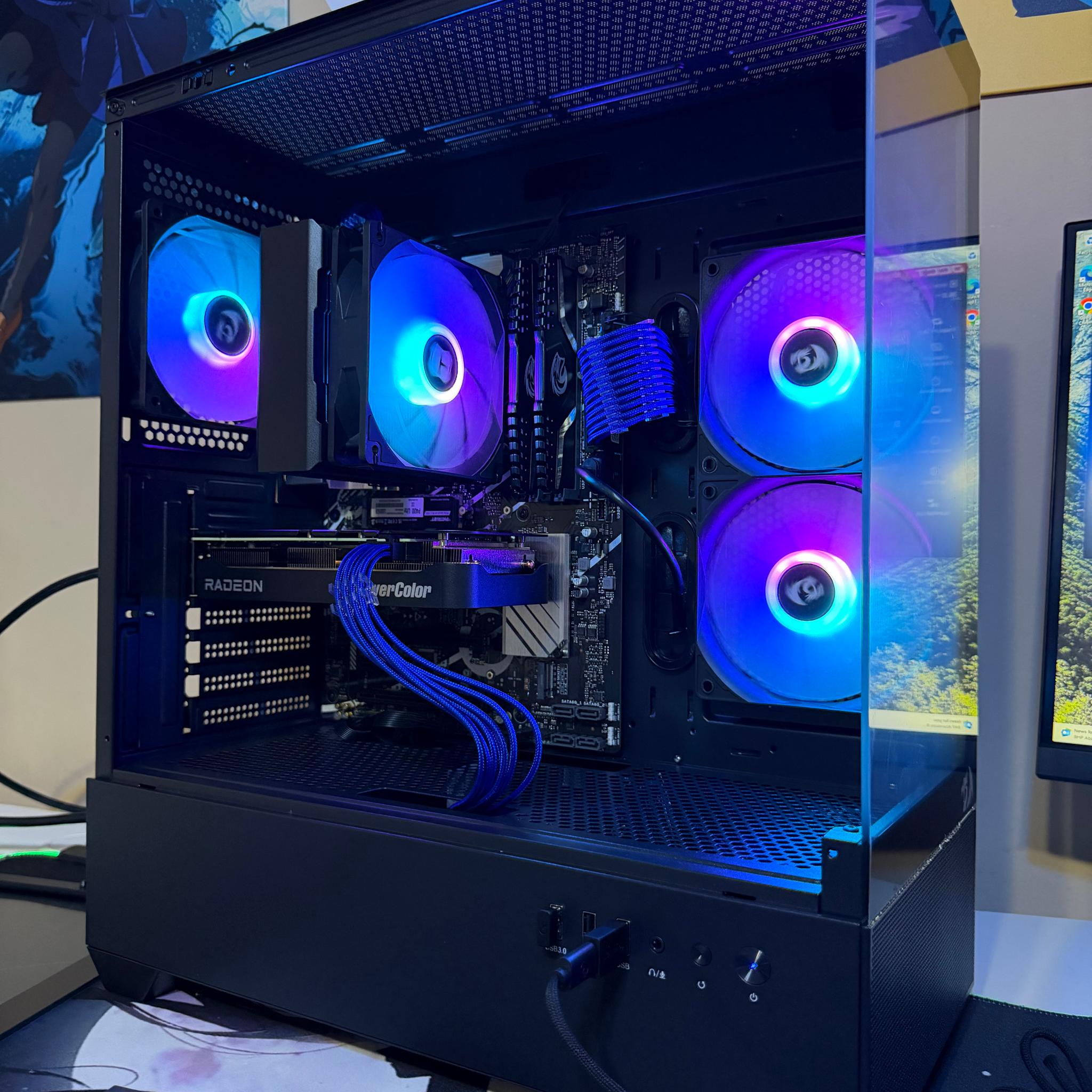 RX 9060 XT (16GB) | Intel I7 12700f | DDR5 32GB (2x16GB) — Custom Gaming PC