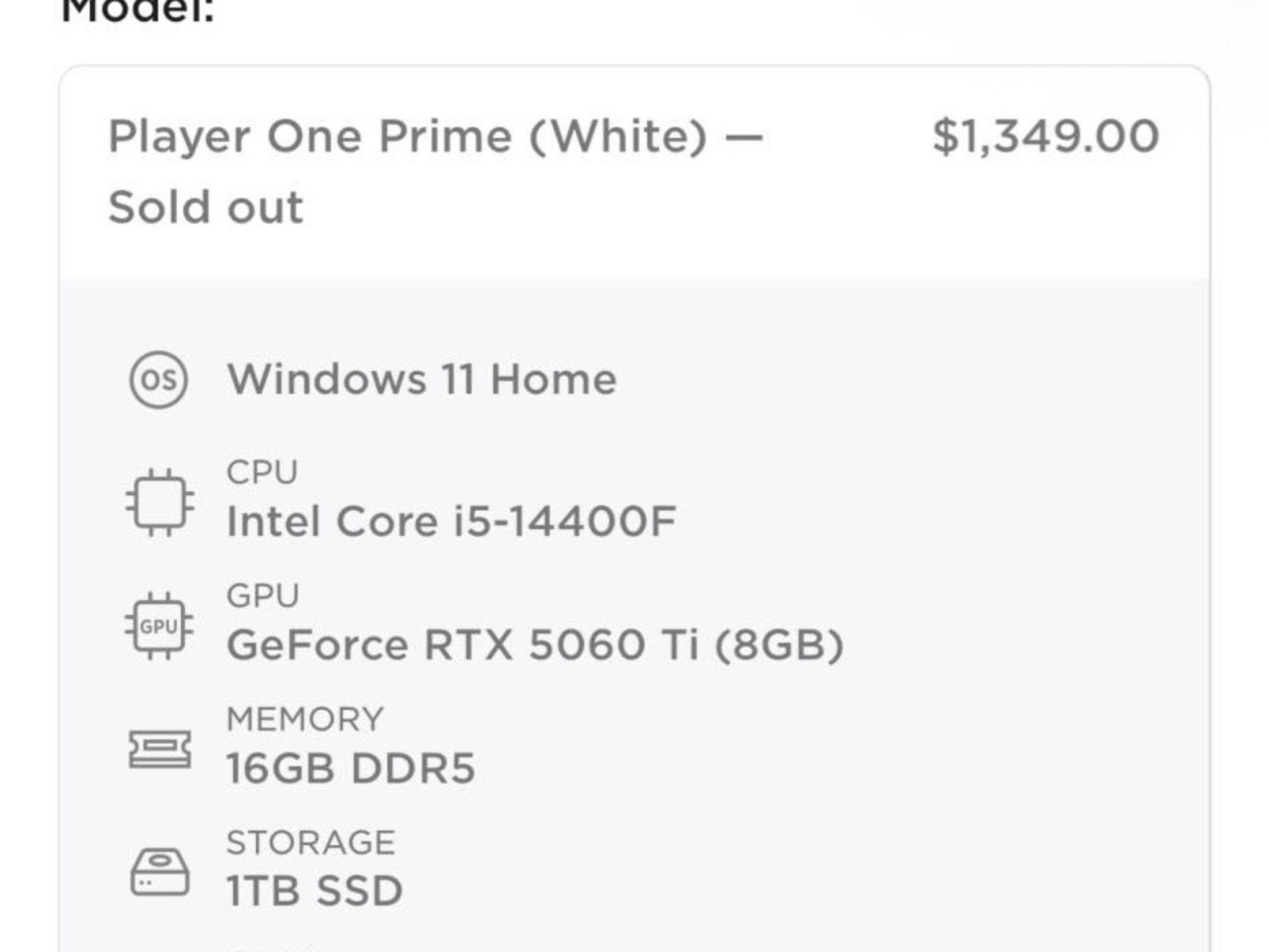 PC - Ryzen 5 9600X, 32GB RAM, 1TB NVMe SSD